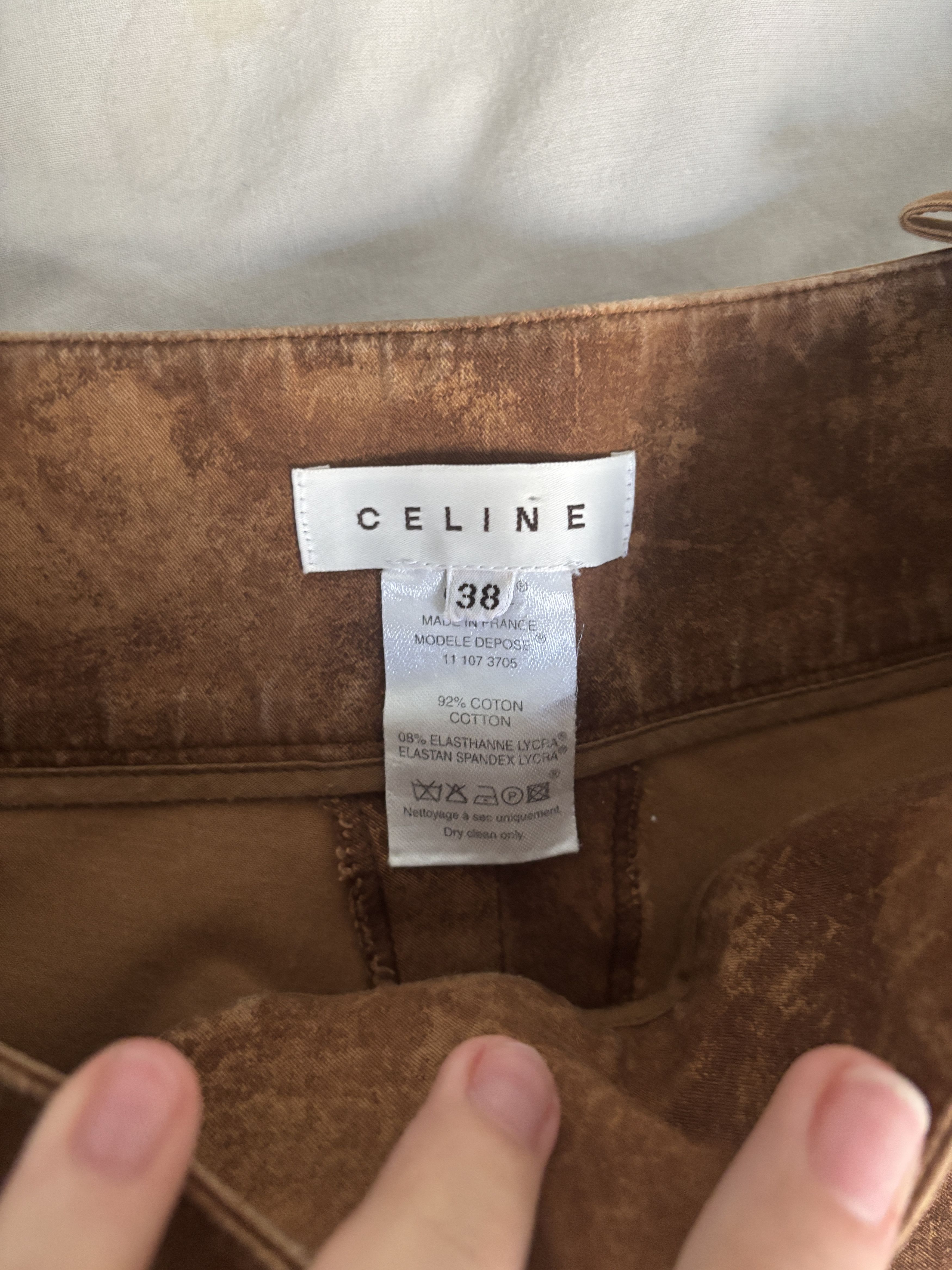 Celine Celine Spring/Summer 2001 Trousers Size 27" / US 4 / IT 40 - 4 Thumbnail