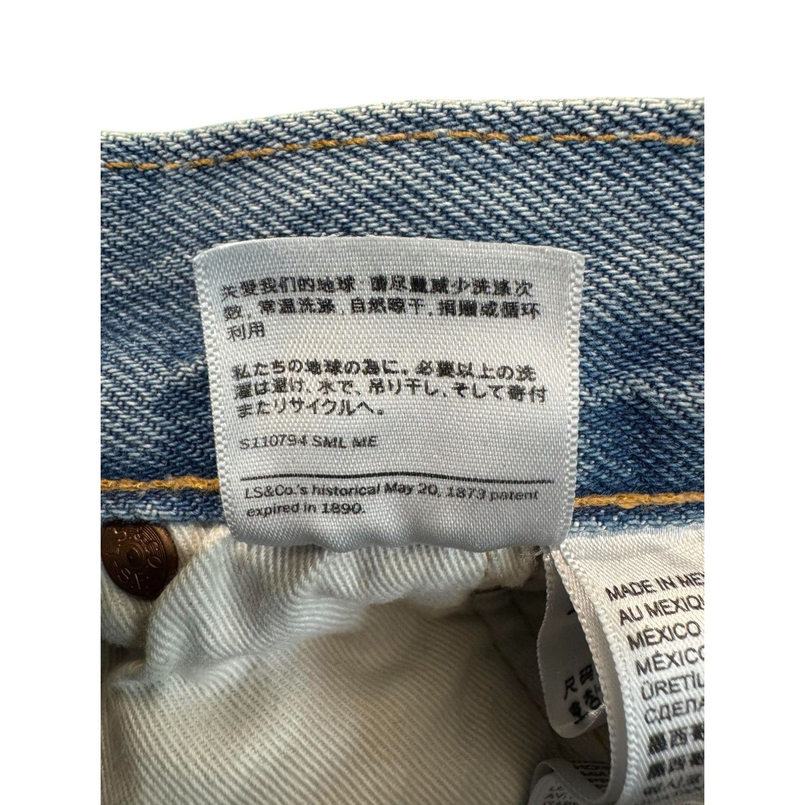 DENIM TEARS Levis Denim Tears Offset Light Wash Jeans Size US 40 / EU 56 - 3 Thumbnail