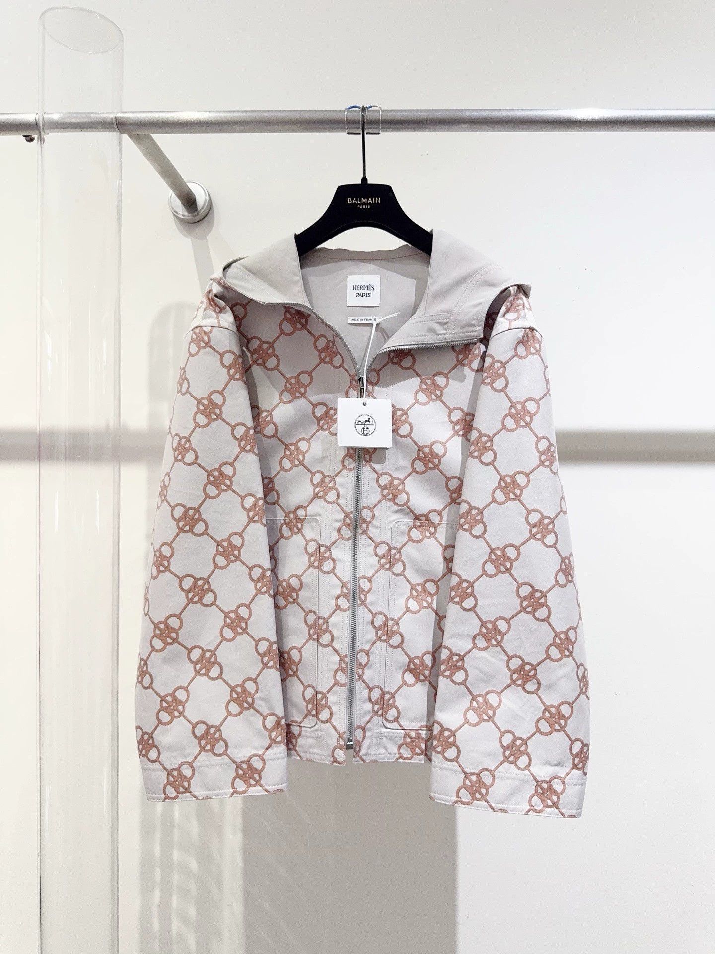 Hermes Hermes Printed Zip-Up Jacket - dmc Size US M / EU 48-50 / 2 - 1 Thumbnail