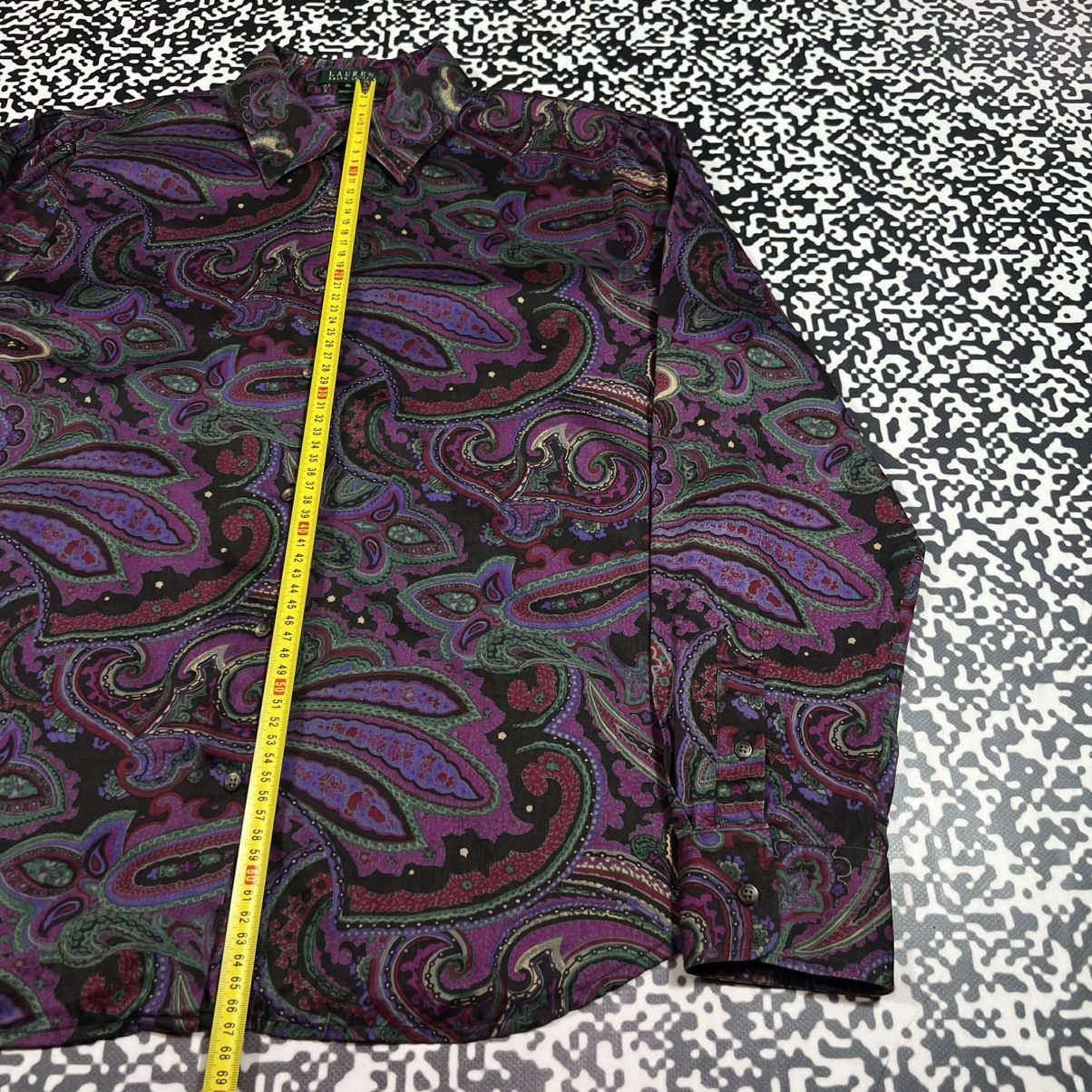 Polo Ralph Lauren Vintage Y2K Polo Ralph Lauren Abstract Style Shirt Retro Size XL / US 12-14 / IT 48-50 - 20 Thumbnail