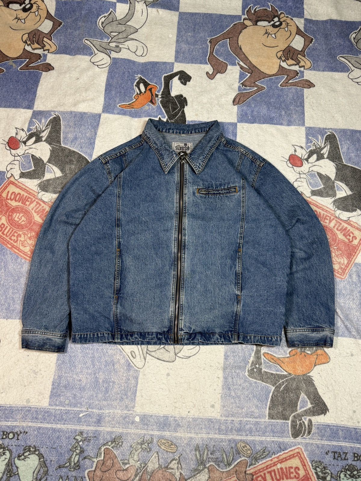 Levi's Vintage Levi’s silver tab denim jacket Size US XL / EU 56 / 4 - 1 Thumbnail