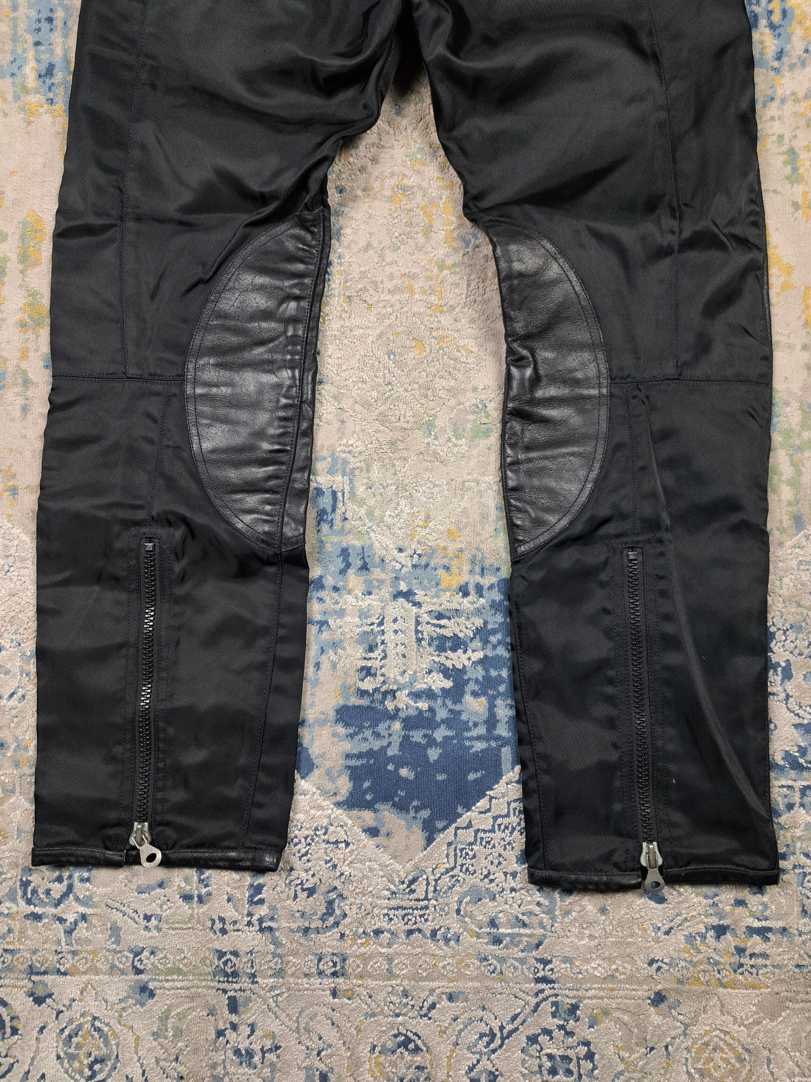 Diesel Very Rare Diesel XHG Leather Details Nylon Pants Avant Garde Size US 32 / EU 48 - 4 Thumbnail