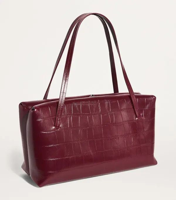 Jil Sander o1loc1c0426 Size:OS/Pillow Leather Shoulder Bag in Red Size ONE SIZE - 2 Thumbnail