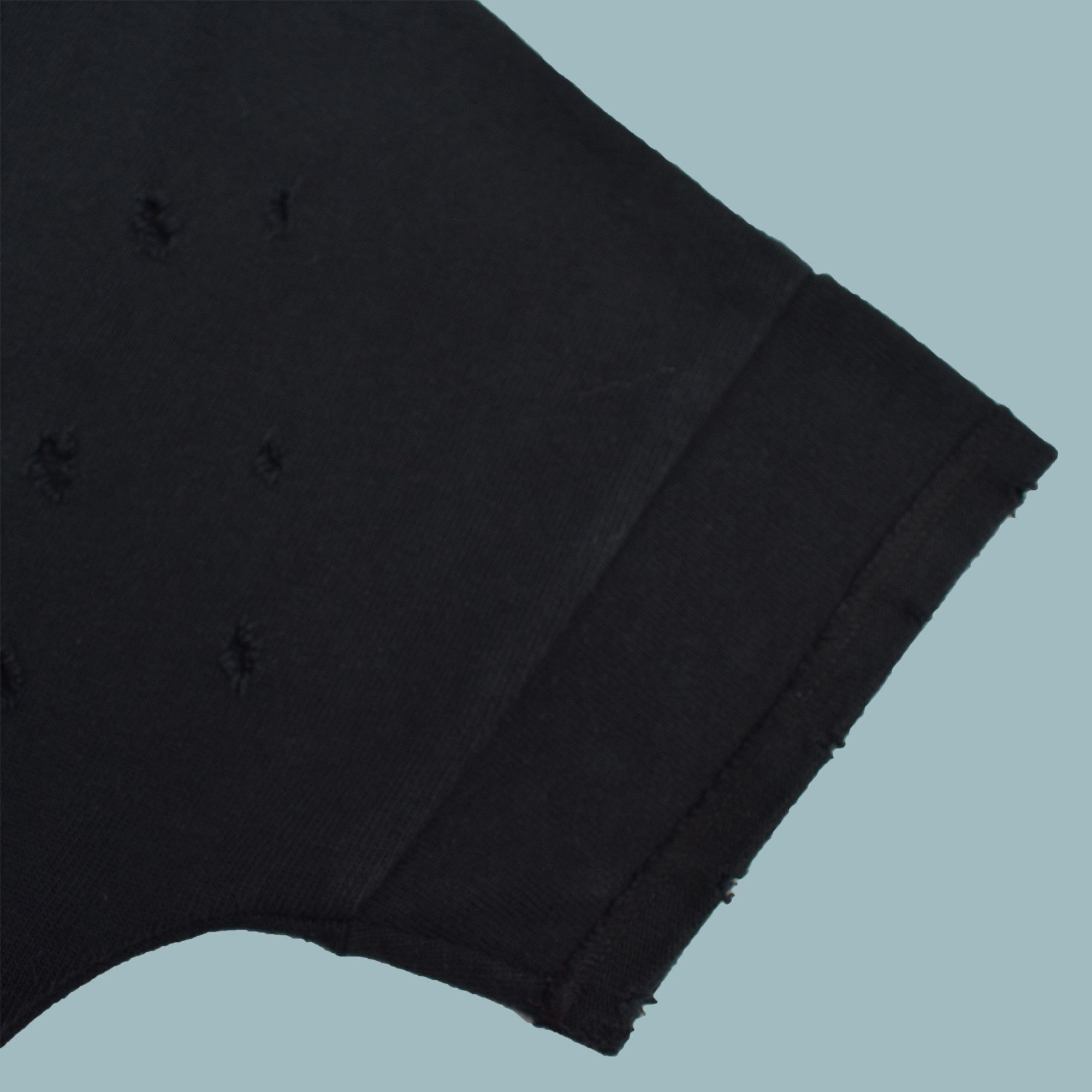Mastermind Japan KITH X MASTERMIND JAPAN DISTRESSED SWEATSHIRT TEE Size US M / EU 48-50 / 2 - 3 Thumbnail
