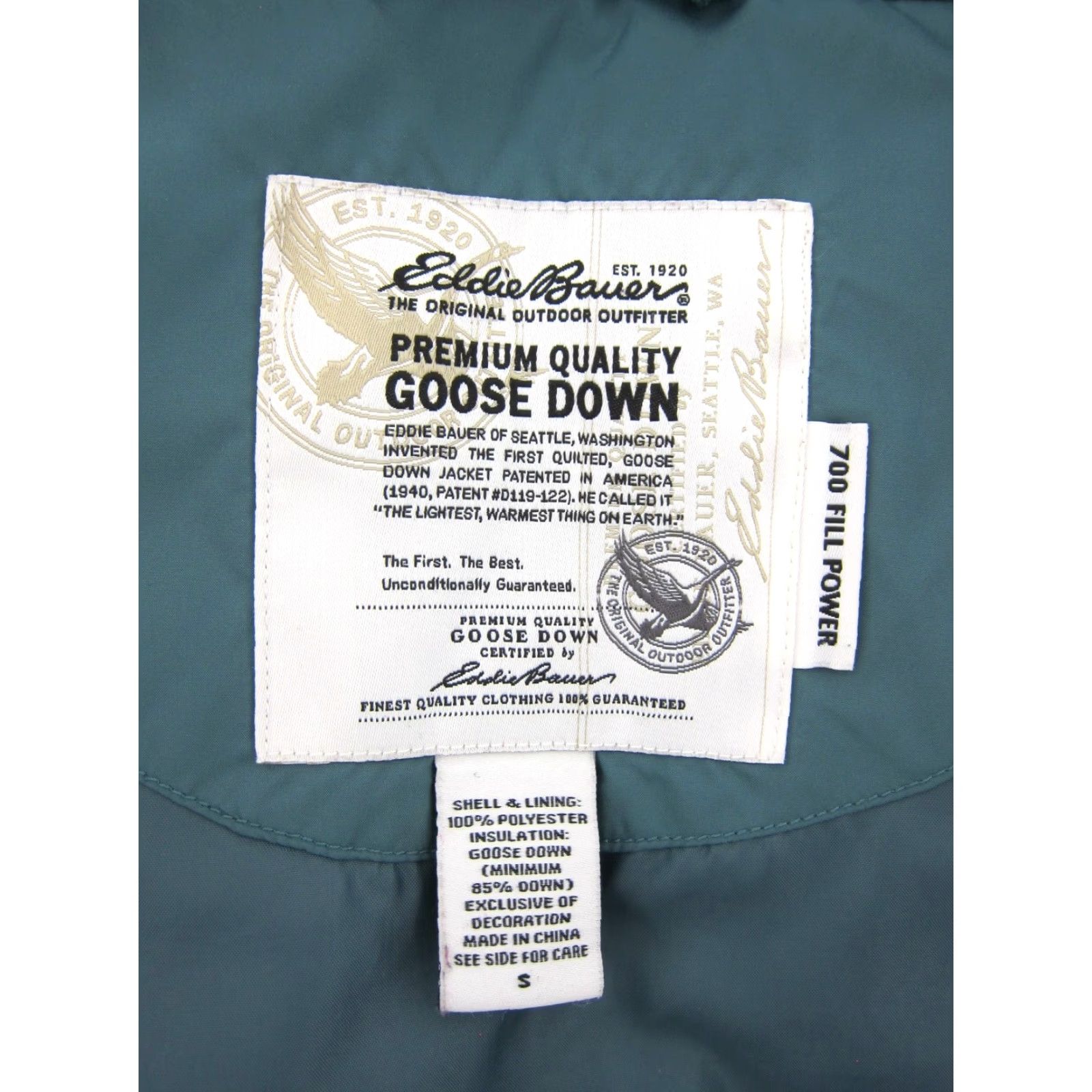 Eddie Bauer Eddie Bauer EB700 Goose Down Green Full Zip High Neck Vest Women Small Vest Green Goose Down Full Zip High Neck Eddie Bauer EB700 Women Small Size S / US 4 / IT 40 - 3 Thumbnail