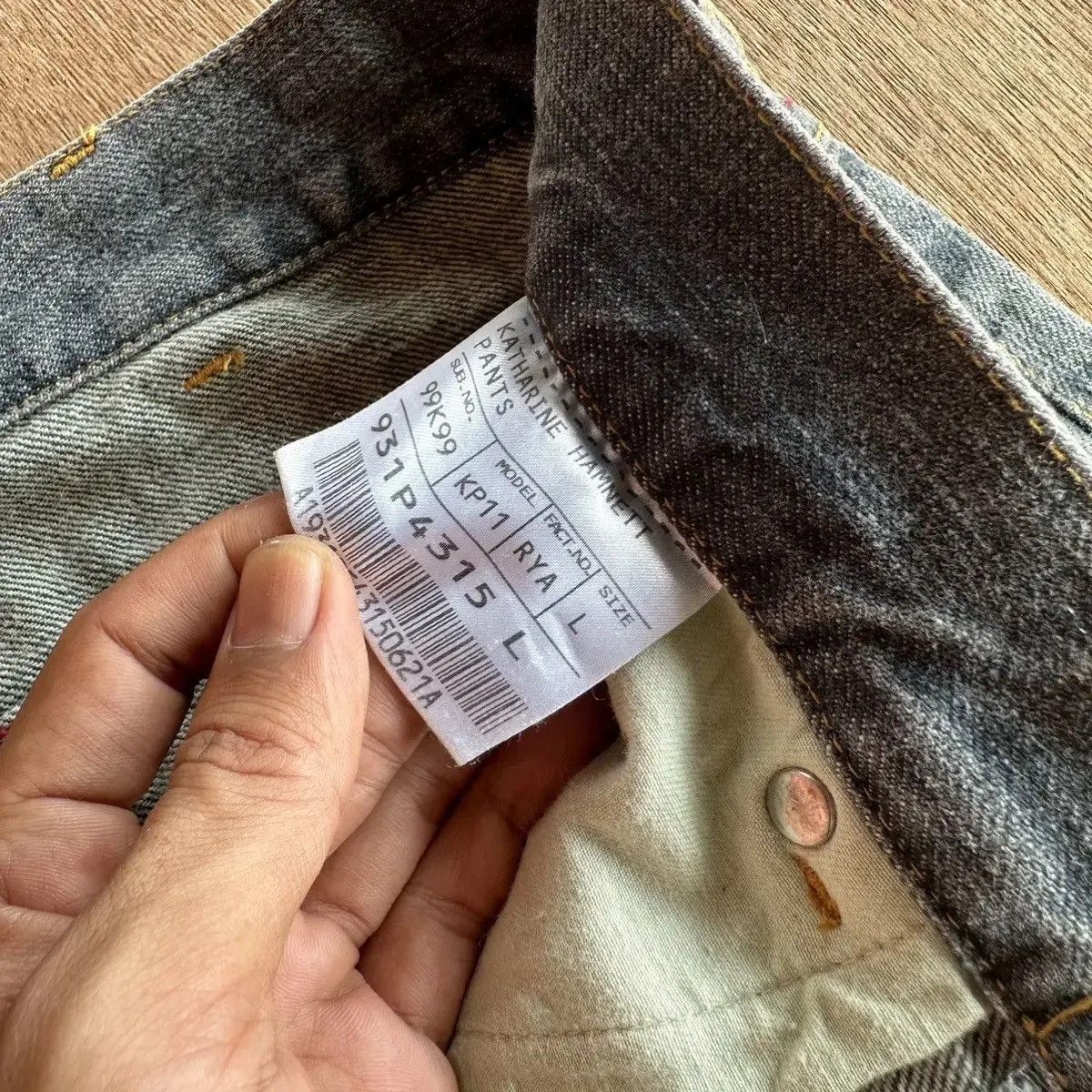 Katharine Hamnett London VTG KATHARINE HAMNETT LONDON JEAN LOOSE FIT DENIM PANTS Size US 31 - 11 Thumbnail
