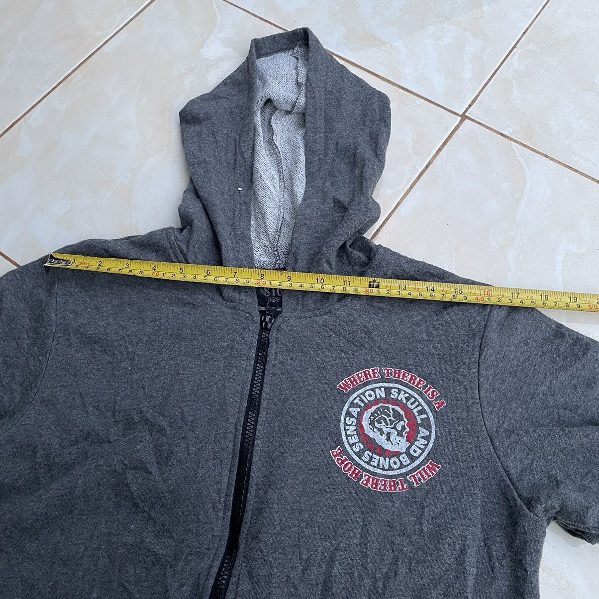 If Six Was Nine Flag stone punk skull Hoodie Size US M / EU 48-50 / 2 - 12 Thumbnail