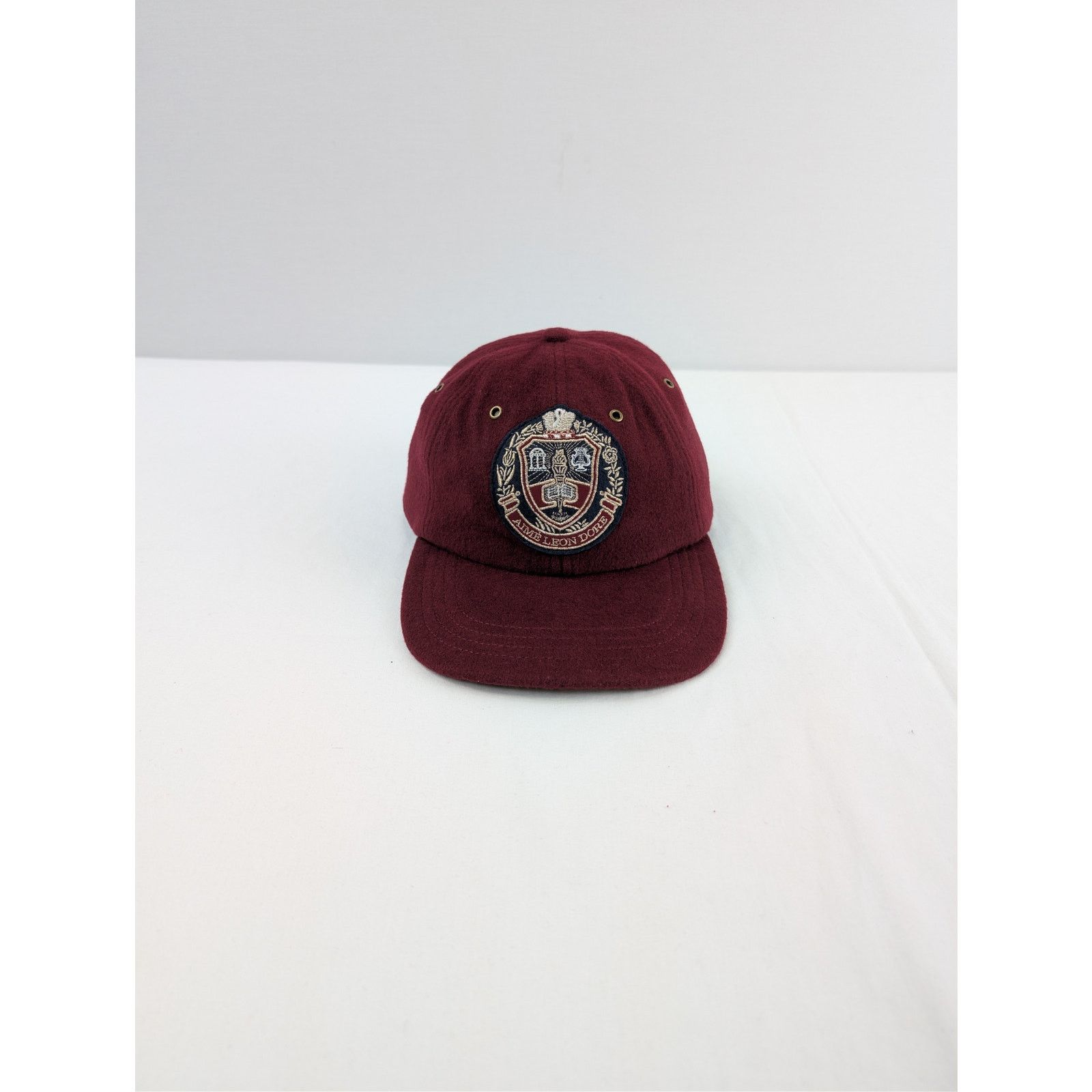 Aime Leon Dore o1rshd1 Size: OS / Bullion Patch Hat Beanie Cap / Hat Merlot Size ONE SIZE - 9 Thumbnail