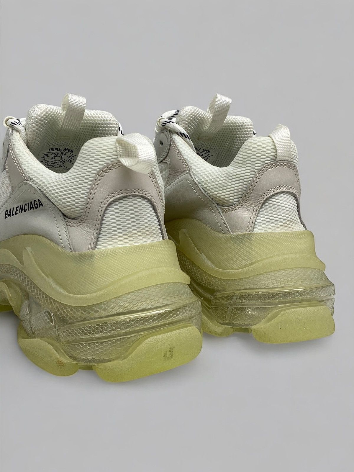 Balenciaga Balenciaga Triple S White Sneakers Size US 6 / EU 39 - 12 Thumbnail