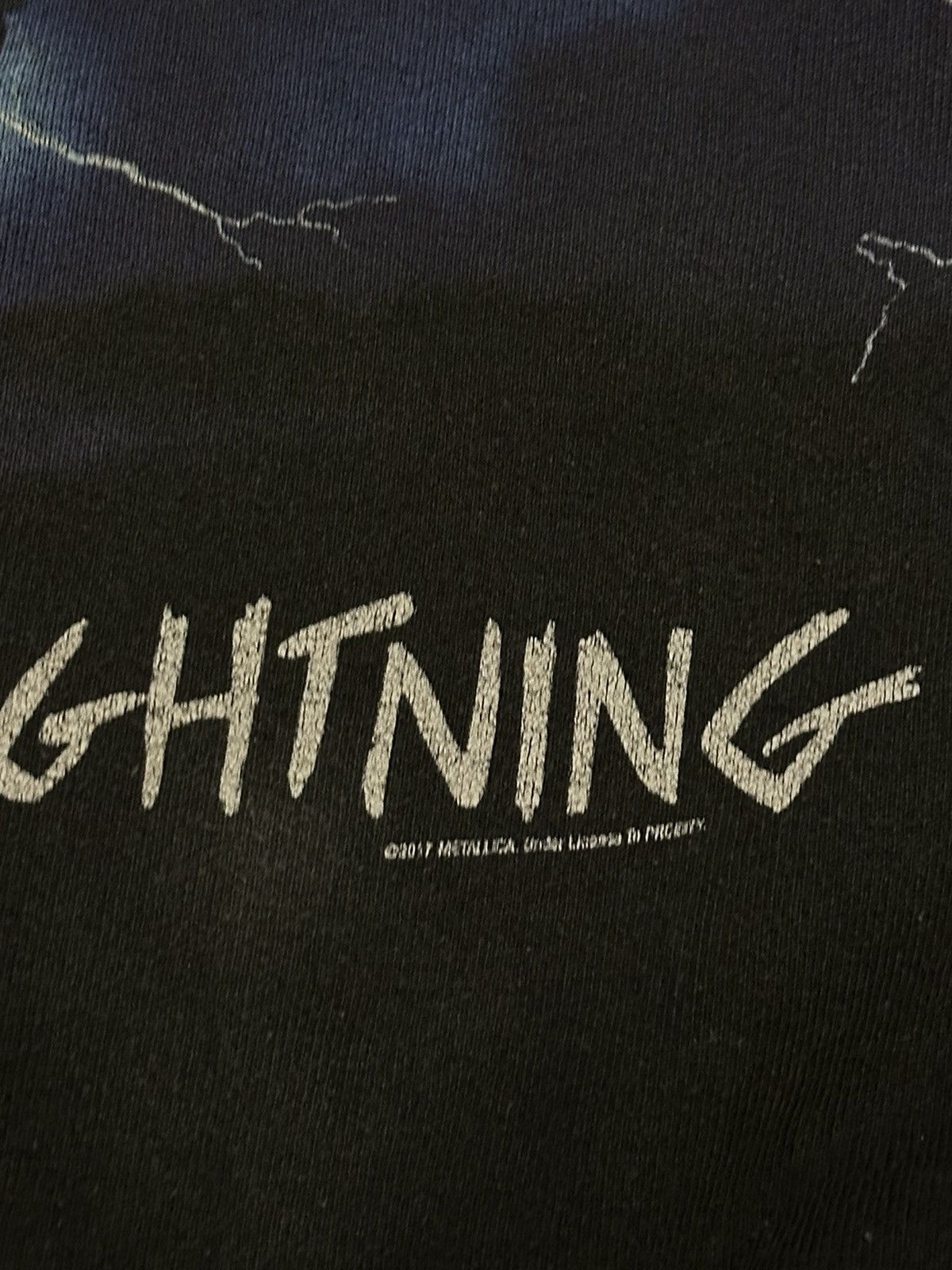 Band Tees × Metallica Rare Metallica Ride The Lightning 2017 Size US M / EU 48-50 / 2 - 7 Thumbnail