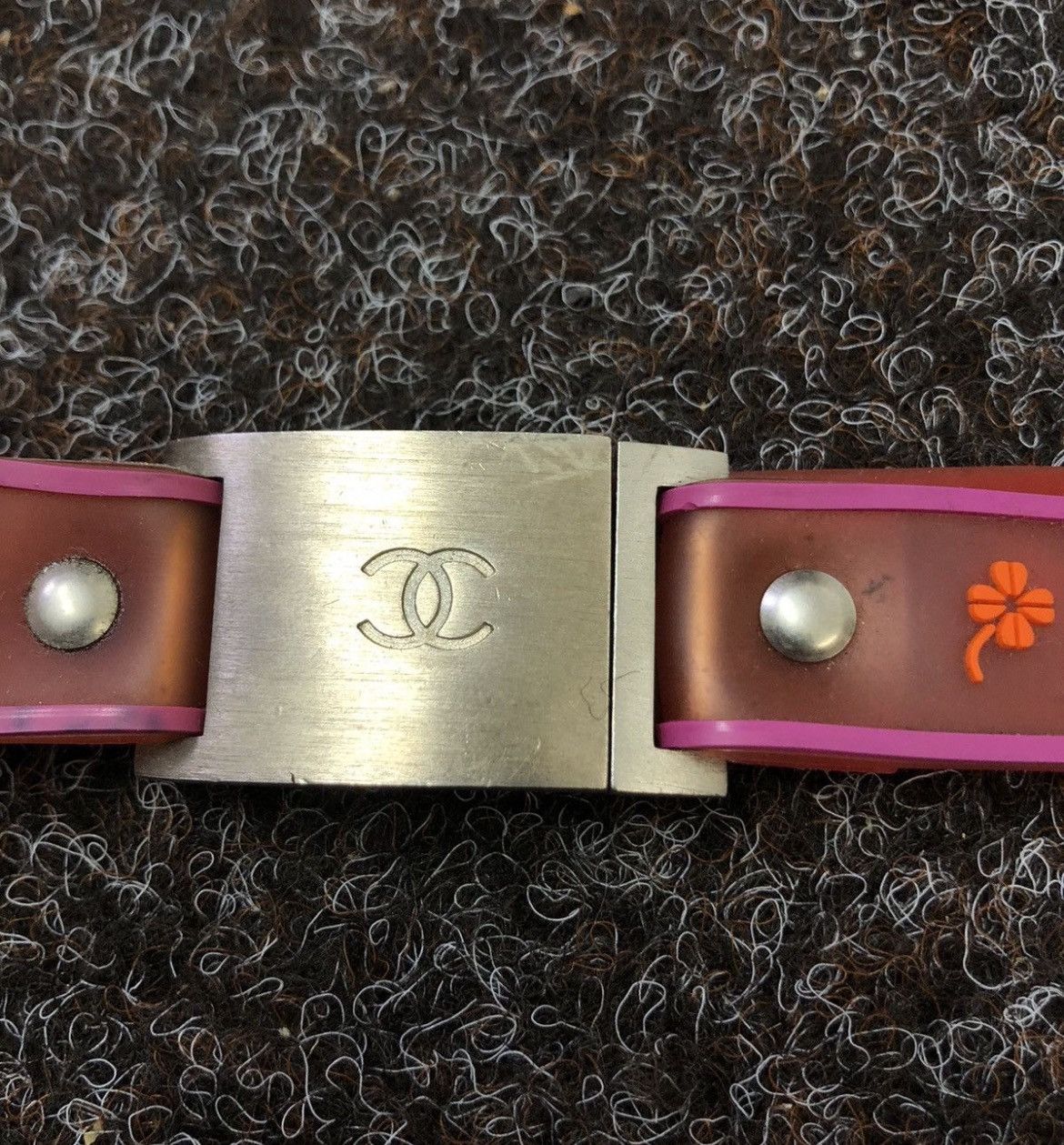 Chanel Chanel sample 2000s archive rubber belt Size ONE SIZE - 3 Thumbnail