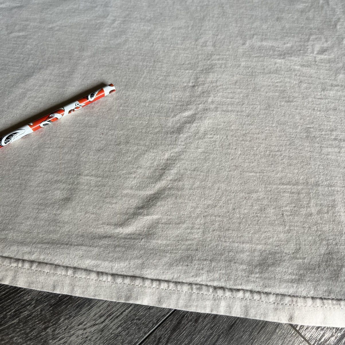 Nike × Vintage Vintage 2000s Nike Beige Swoosh Basic Logo Stitched Tee Size US XL / EU 56 / 4 - 6 Thumbnail