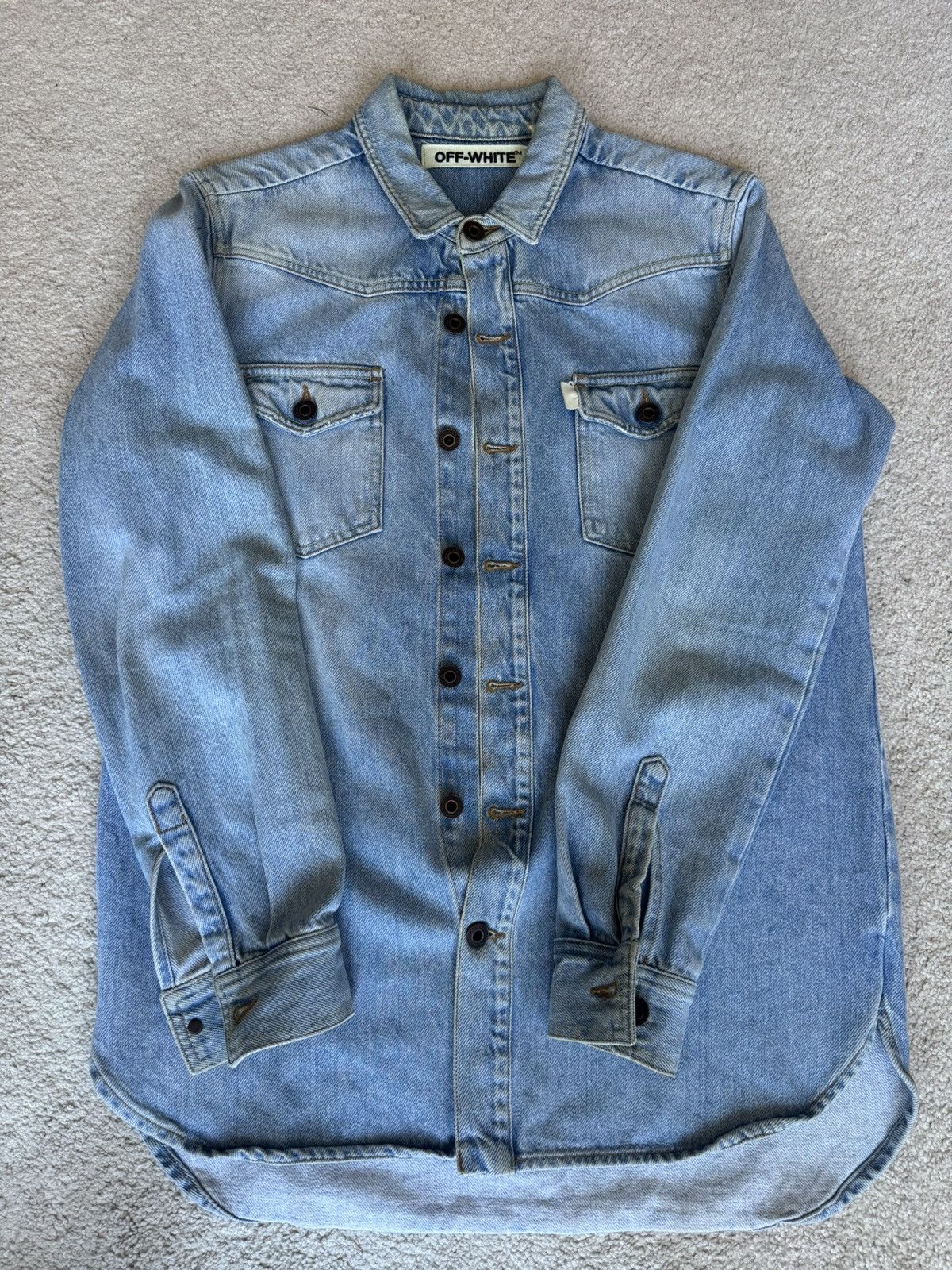 Off-White Off white Jeans Button Up Size US S / EU 44-46 / 1 - 2 Thumbnail