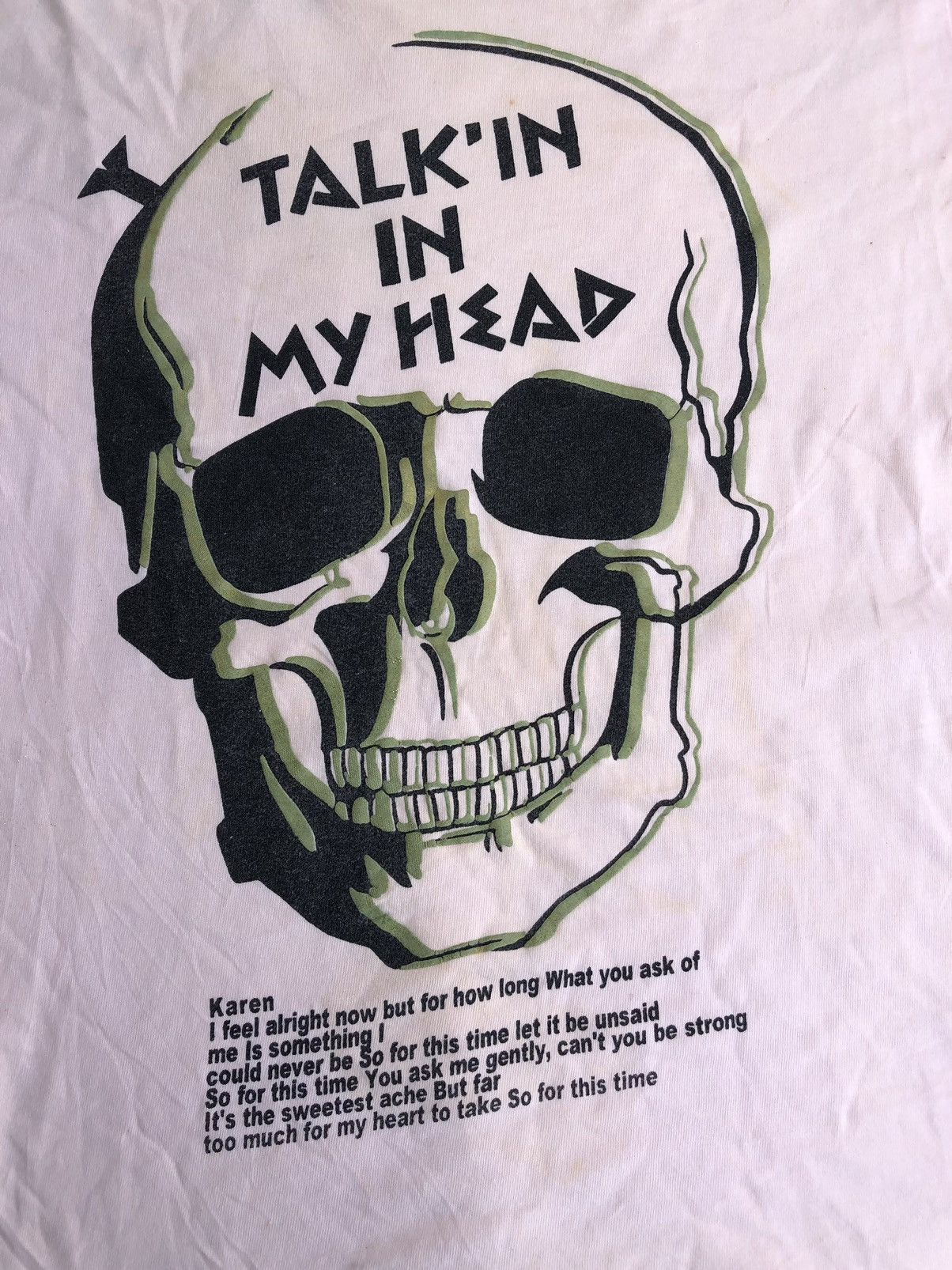 Hysteric Glamour Japan Poem Skull Tshirt Tee Rock Punk Style Size US M / EU 48-50 / 2 - 6 Thumbnail