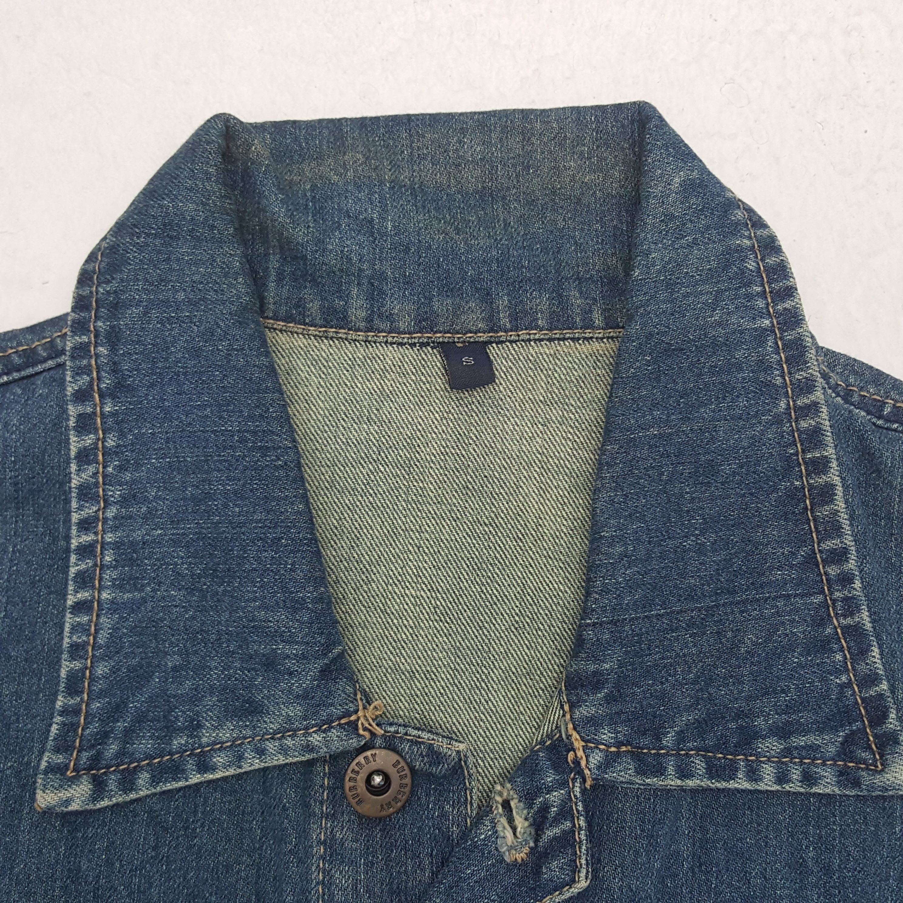 Burberry × Vintage Vintage Burberry London Designer Brand Denim Jacket Size US M / EU 48-50 / 2 - 6 Thumbnail