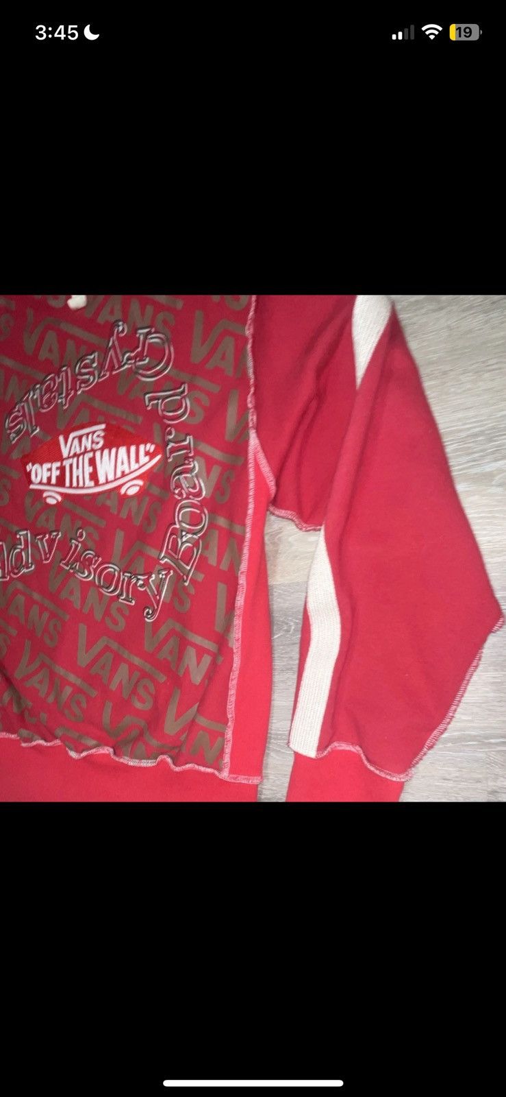 Advisory Board Crystals × Vans Vans Advisory Board Crystals Opal Shoebox Hoodie XL Red Size US XL / EU 56 / 4 - 19 Thumbnail