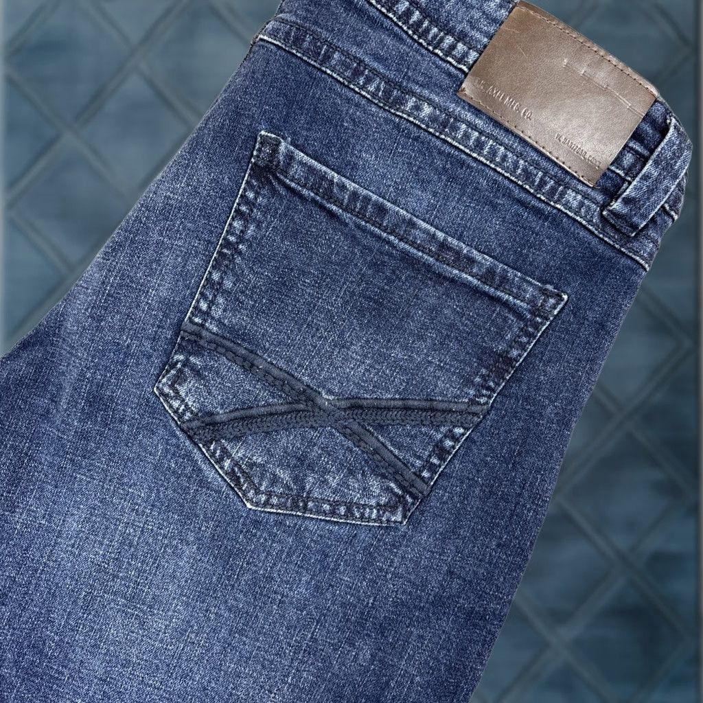 Vintage Axel Jeans Mens 36x30 Blue Slim Boot stretch dark western work comfort Size US 36 / EU 52 - 1 Thumbnail