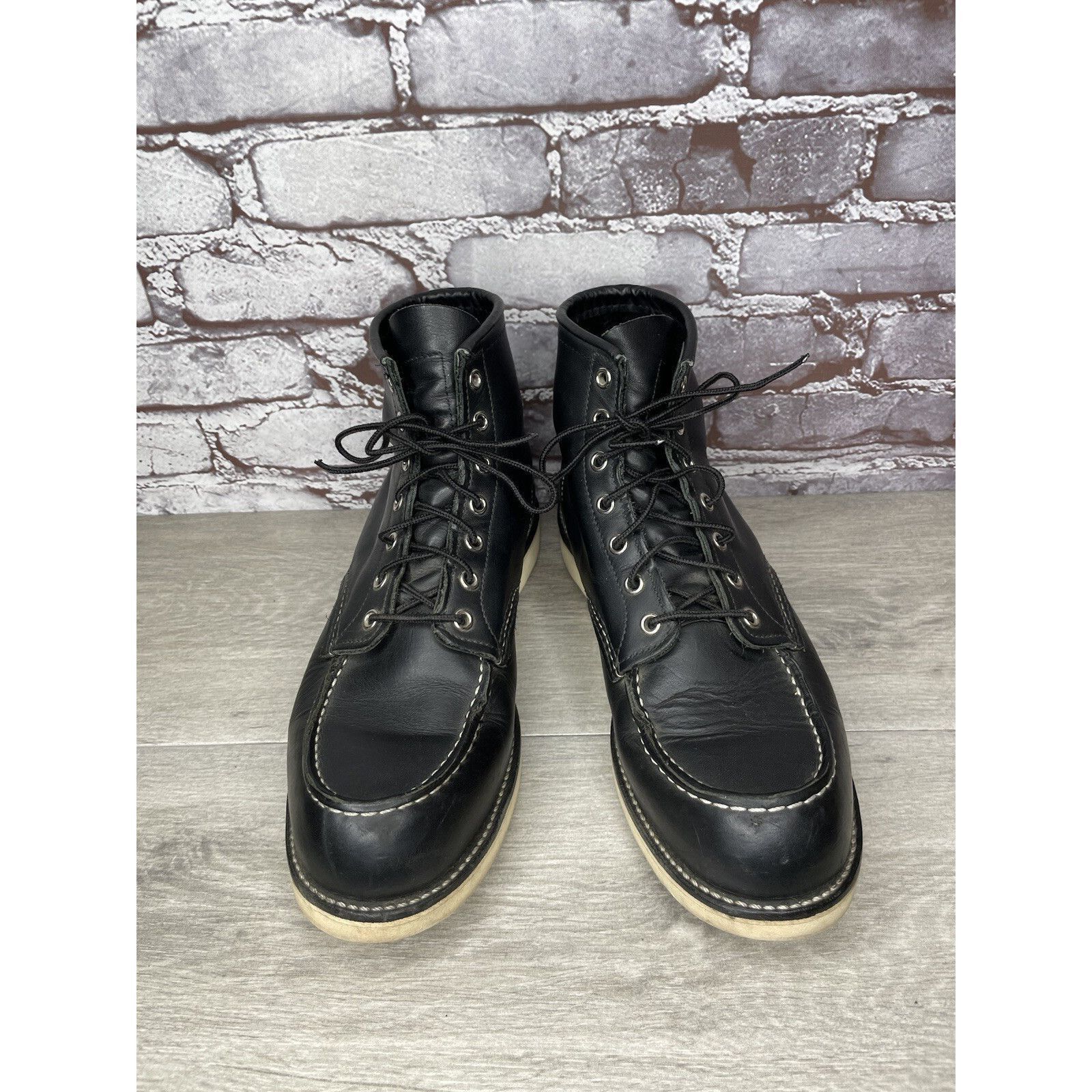 Red Wing Red Wing Boots 9075 Harley Ninja Genuine Black Leather Lace Size US 11 / EU 44 - 4 Thumbnail