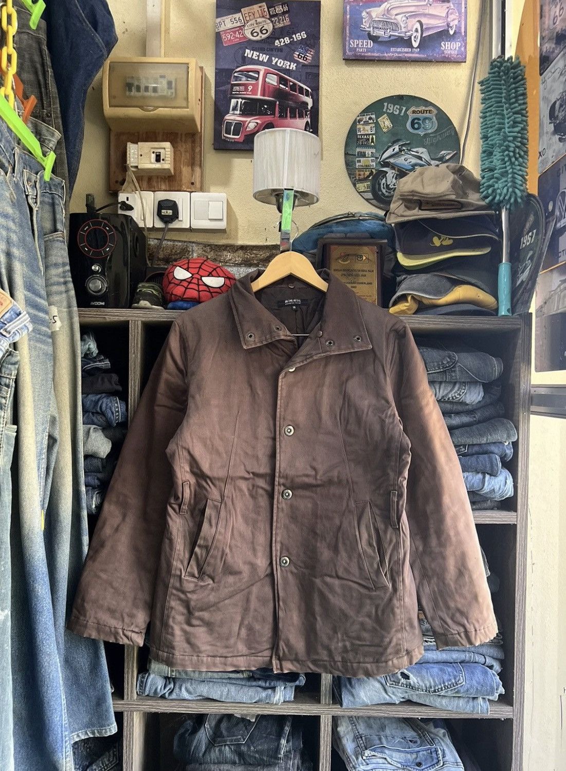 In The Attic 🔥Vintage Sun Faded In The Attic Button Jacket Size US S / EU 44-46 / 1 - 2 Thumbnail