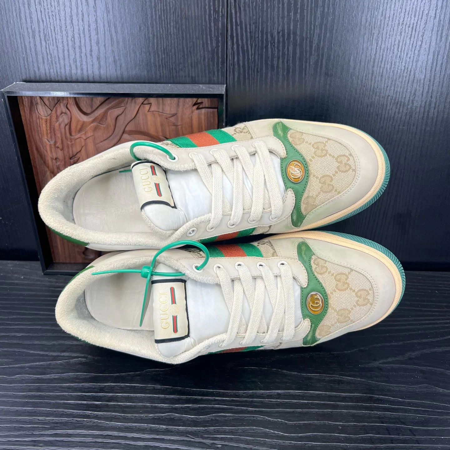 Gucci Gucci Rhyton Distressed Gray Green Size 9 (43) Size US 10 / EU 43 - 7 Thumbnail