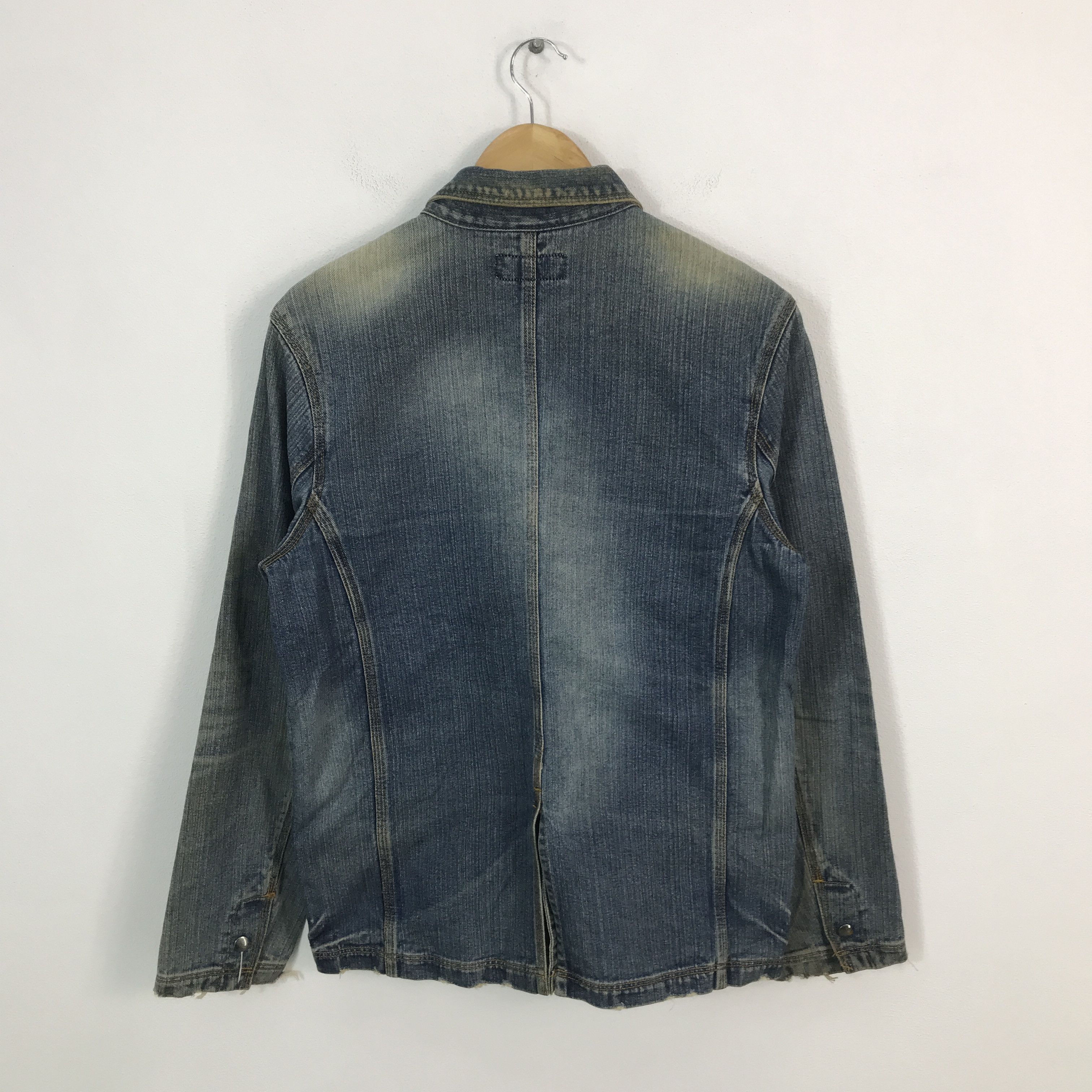 Japanese Brand corisco Japan denim Sanp button jacket Size US L / EU 52-54 / 3 - 2 Thumbnail