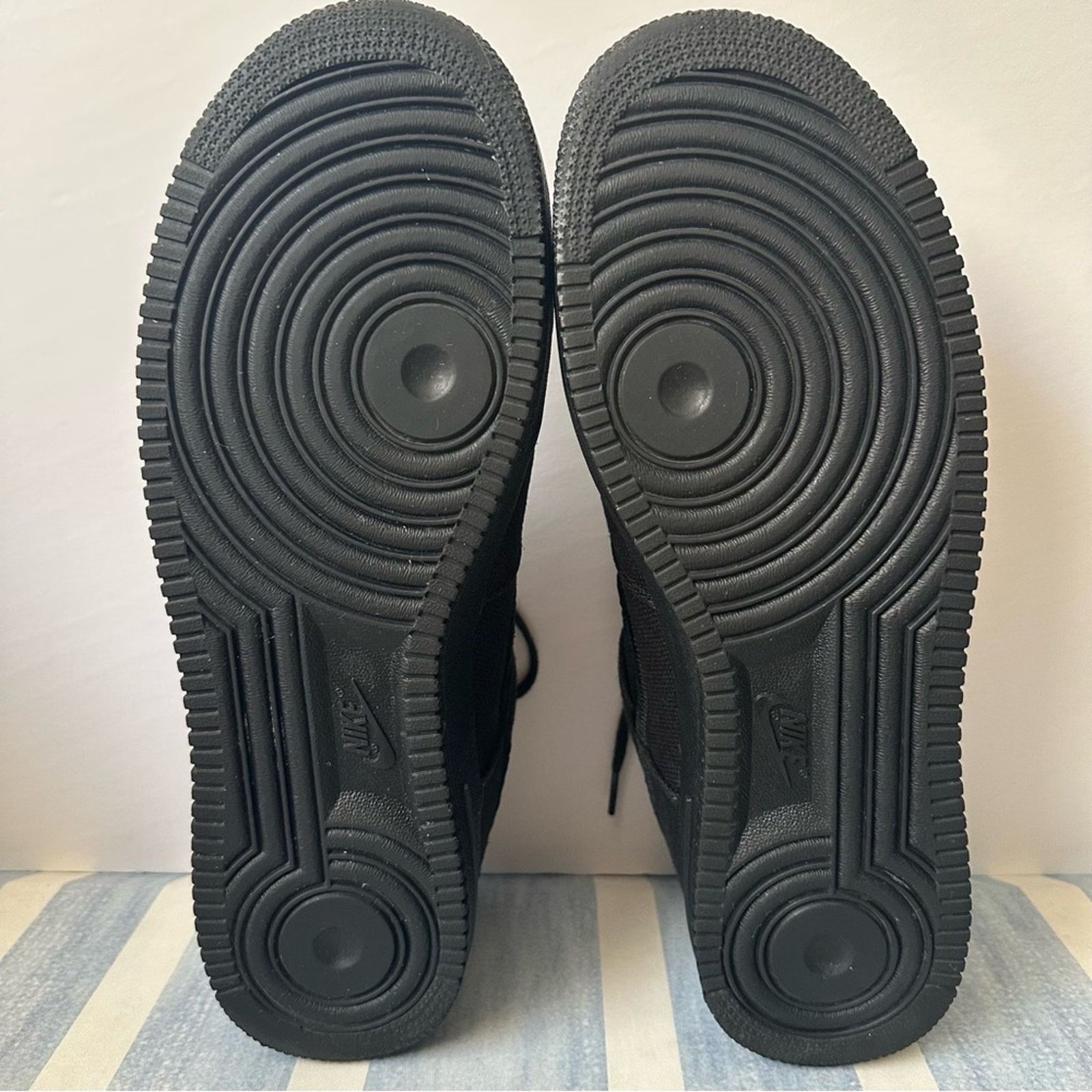 Nike × Stussy AF1 Low "Black" Sneakers M US 12.5 Limited Edition Collab Size US 12.5 / EU 45-46 - 8 Thumbnail