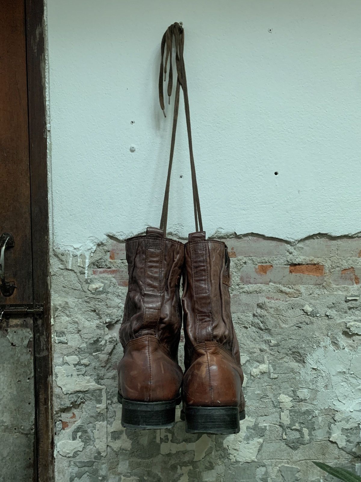 Other Archive* T2[in] Leather Combat / Military boots Size US 10 / EU 43 - 9 Thumbnail