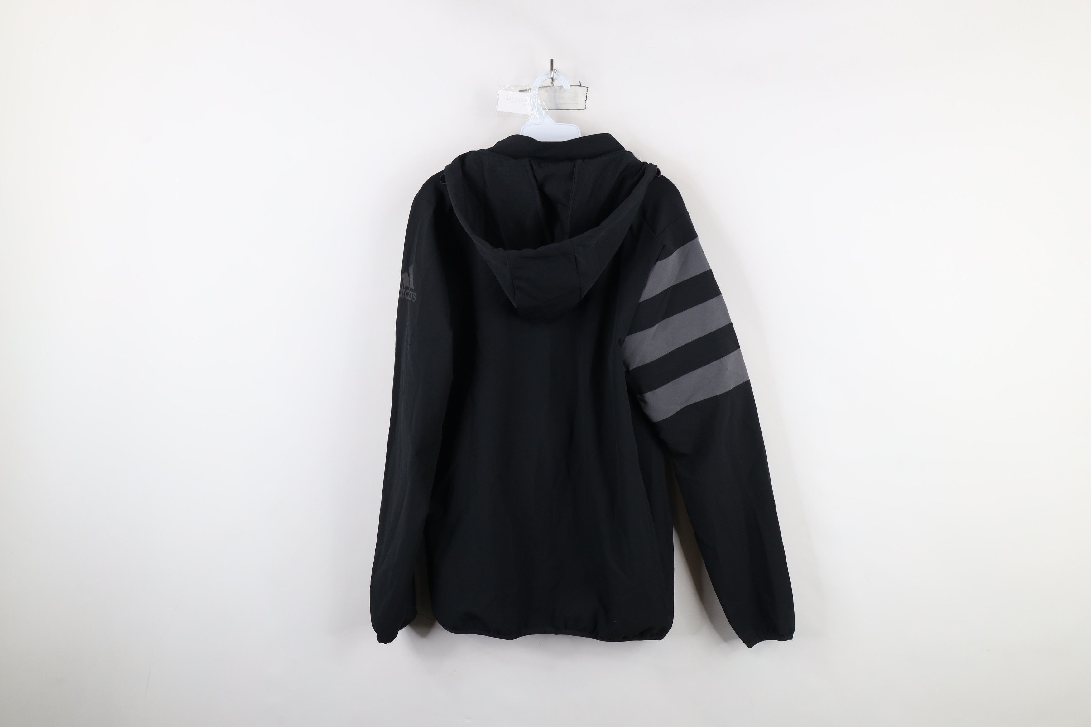 Adidas × Vintage Adidas Spell Team USA Volleyball Hooded Anorak Jacket Black Size US S / EU 44-46 / 1 - 12 Thumbnail