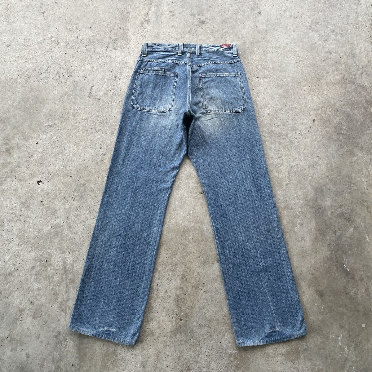 Japanese Brand × Jean W30 Vintage Japan Faded HBT Distressed Jeans Pants Denim Size US 30 / EU 46 - 12 Thumbnail