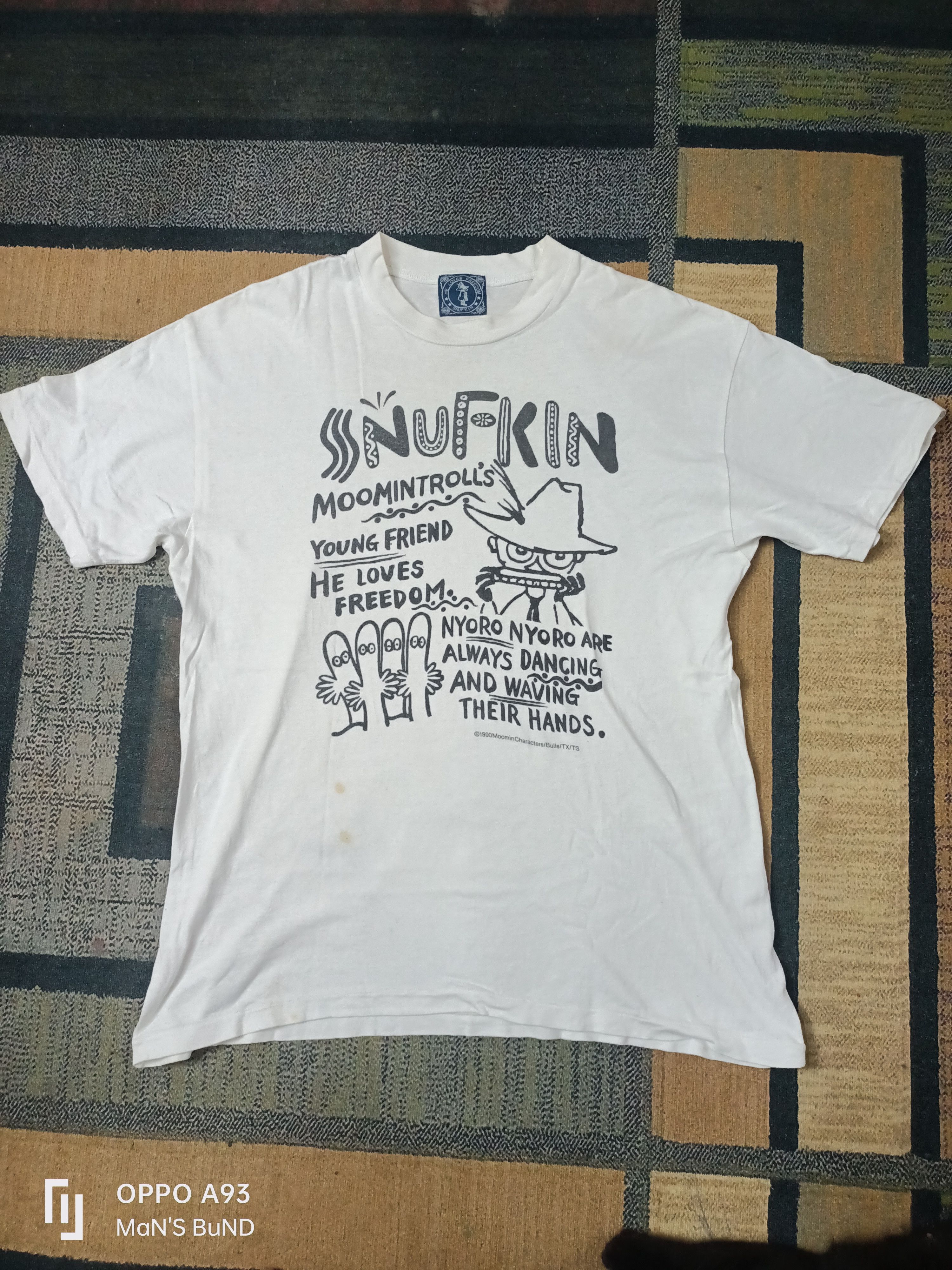 Vintage Vintage 90s SNUFKIN T-Shirt Size US M / EU 48-50 / 2 - 1 Thumbnail