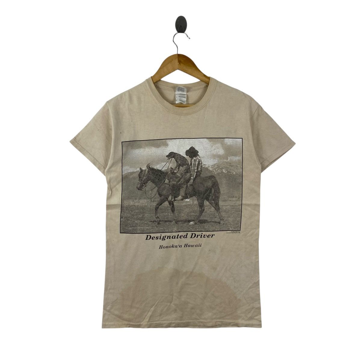 Vintage Vtg Hawaii Cowboy Dog Tee 2000s Gildan Ultra Cotton S Size US S / EU 44-46 / 1 - 1 Thumbnail