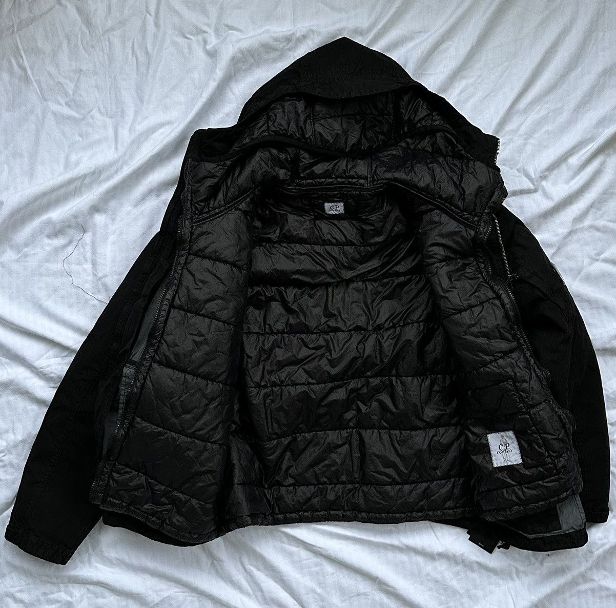 C.P. Company C.P. COMPANY 50 Fili Rubber Hooded Black Jacket Size US M / EU 48-50 / 2 - 5 Thumbnail