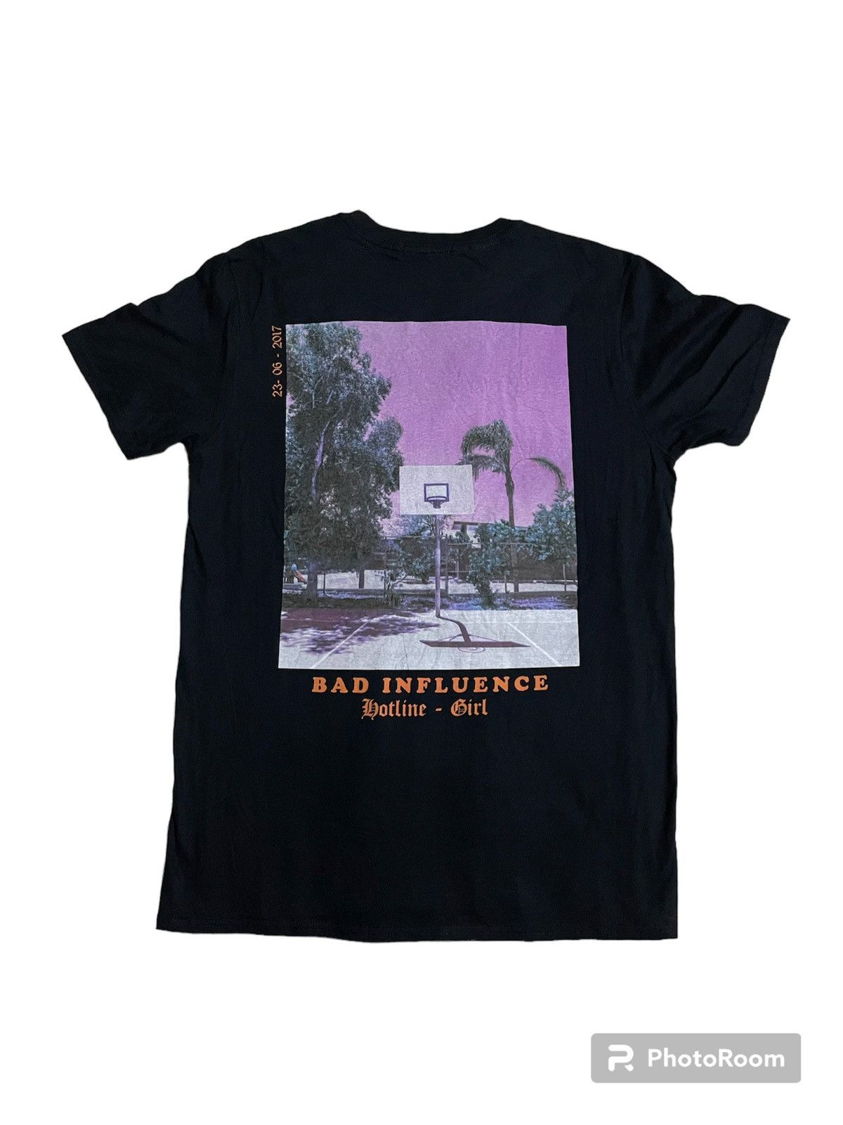 image of Missguided Bad Influence T Shirt in Black, Men's (Size Medium)