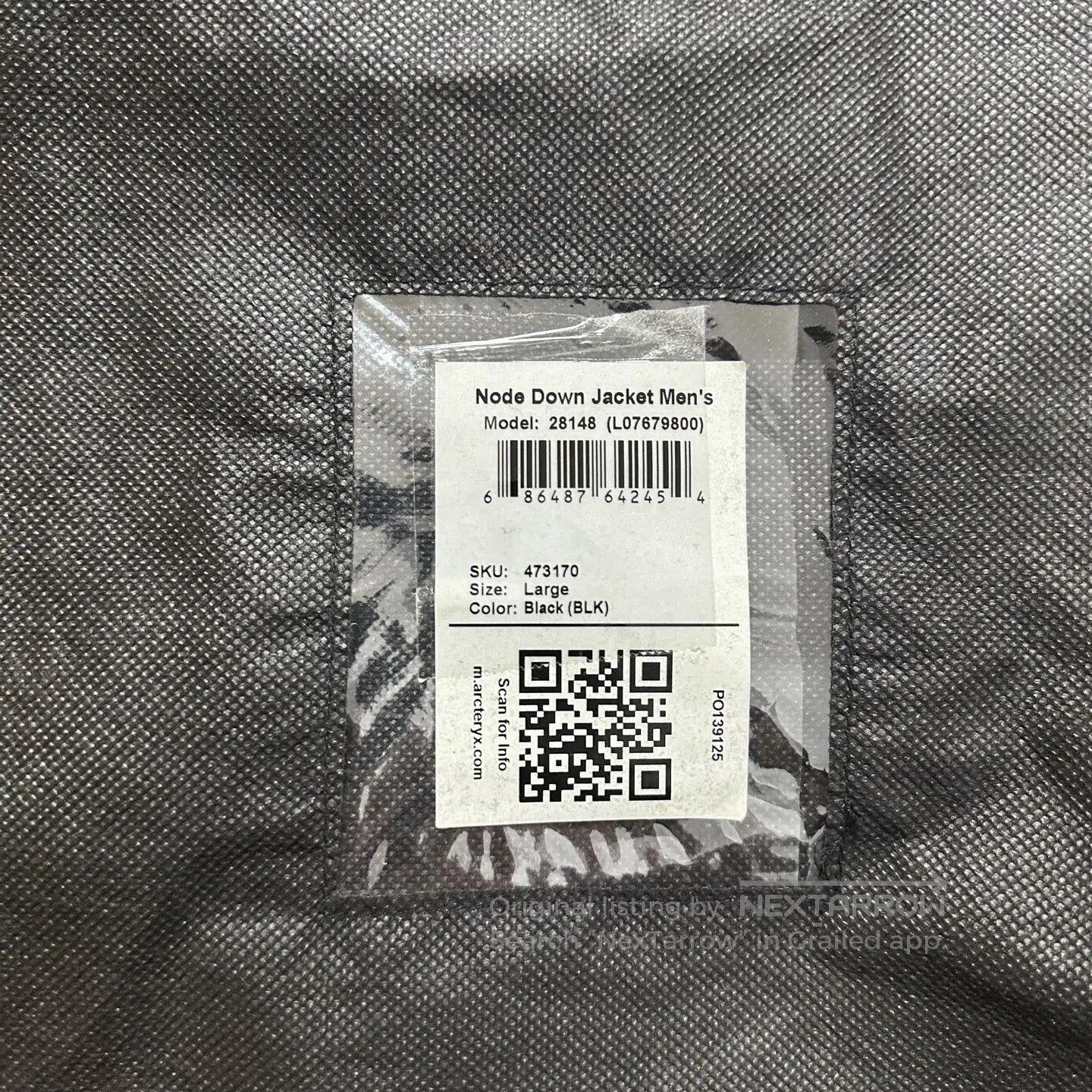 Veilance arcteryx veilance node down jacket black. Size US L / EU 52-54 / 3 - 8 Thumbnail