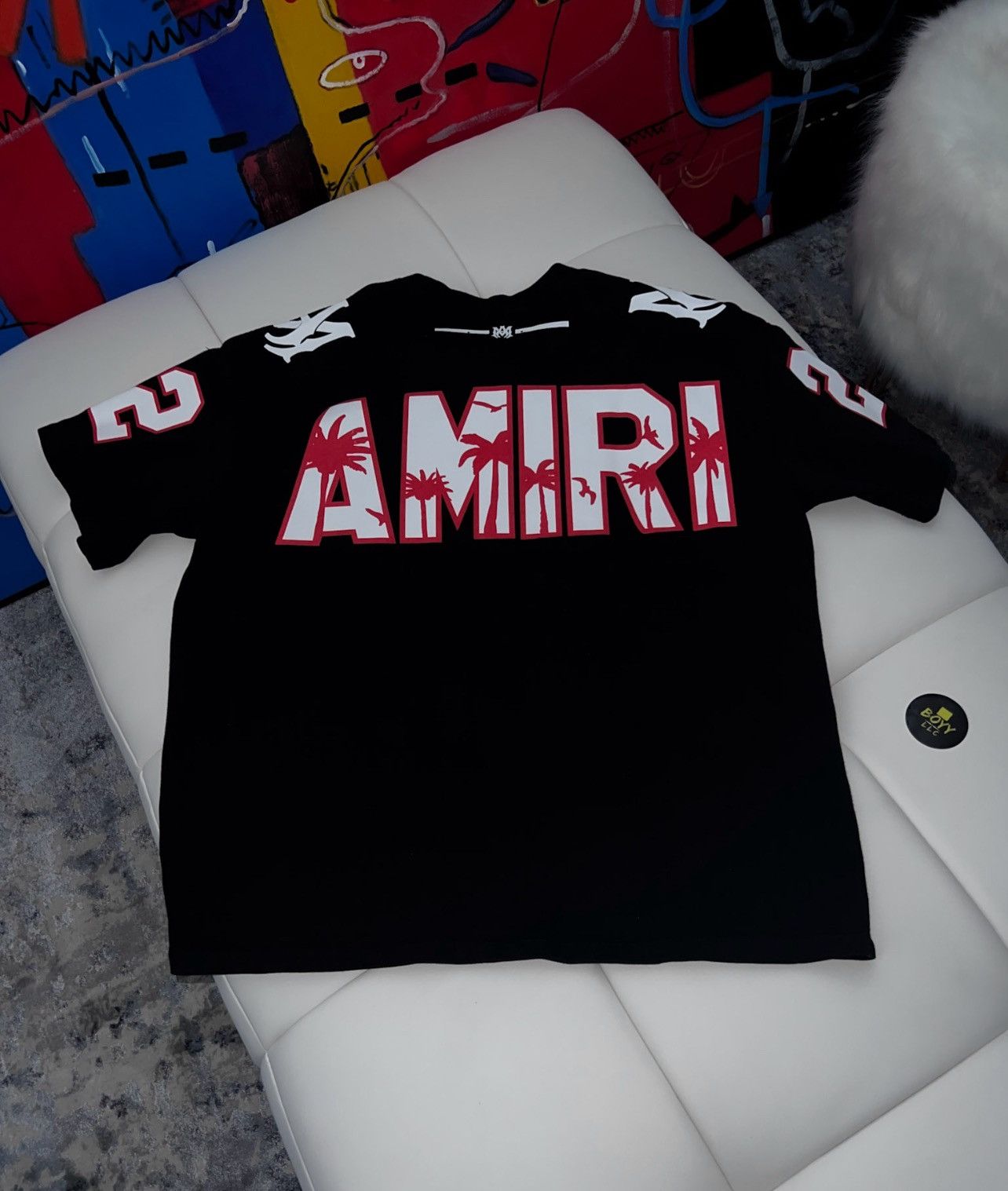Amiri amiri logo football logo set Size US M / EU 48-50 / 2 - 3 Thumbnail