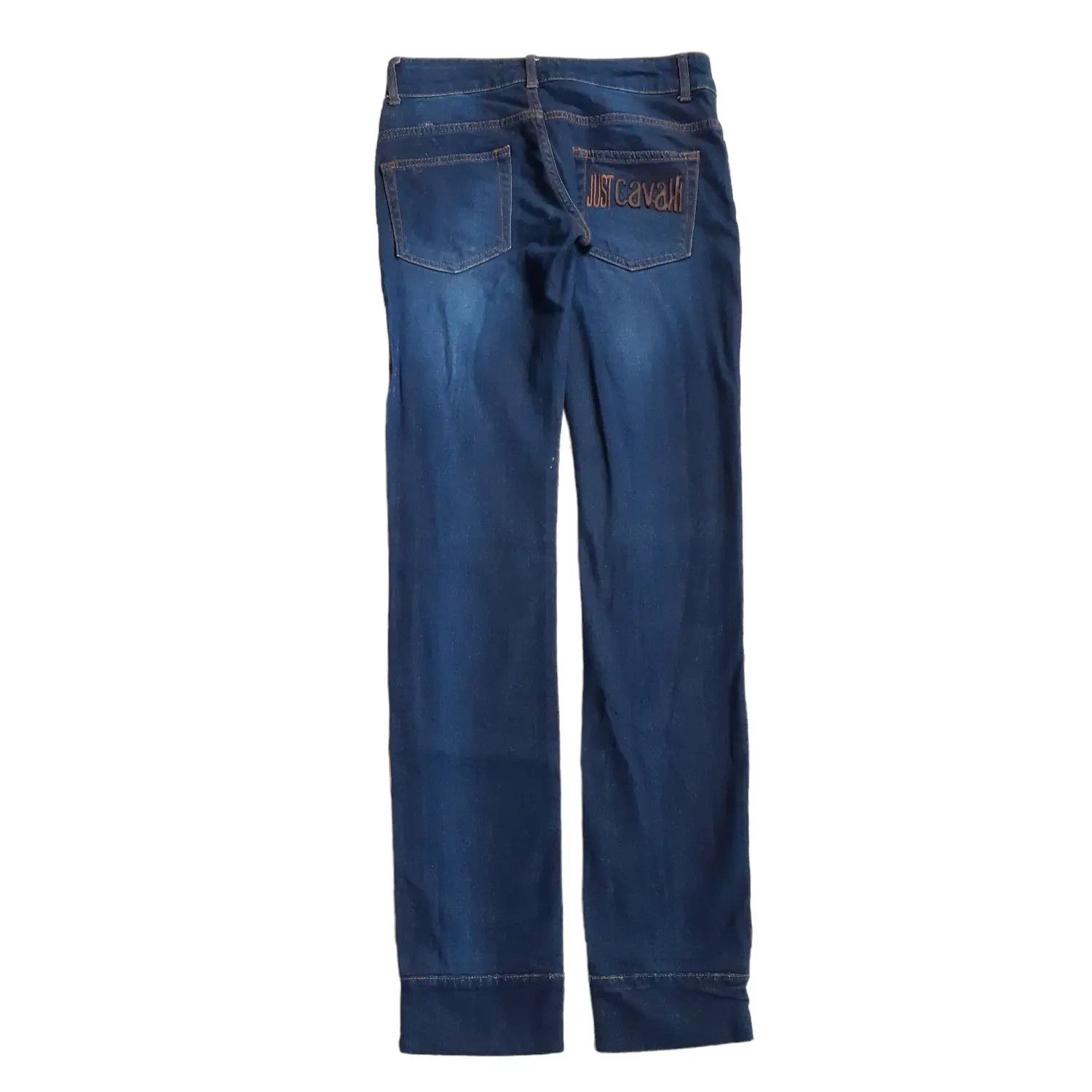 Roberto Cavalli Roberto Cavalli Just Cavalli Leather Patch Jeans Pants Size 28" / US 6 / IT 42 - 7 Thumbnail