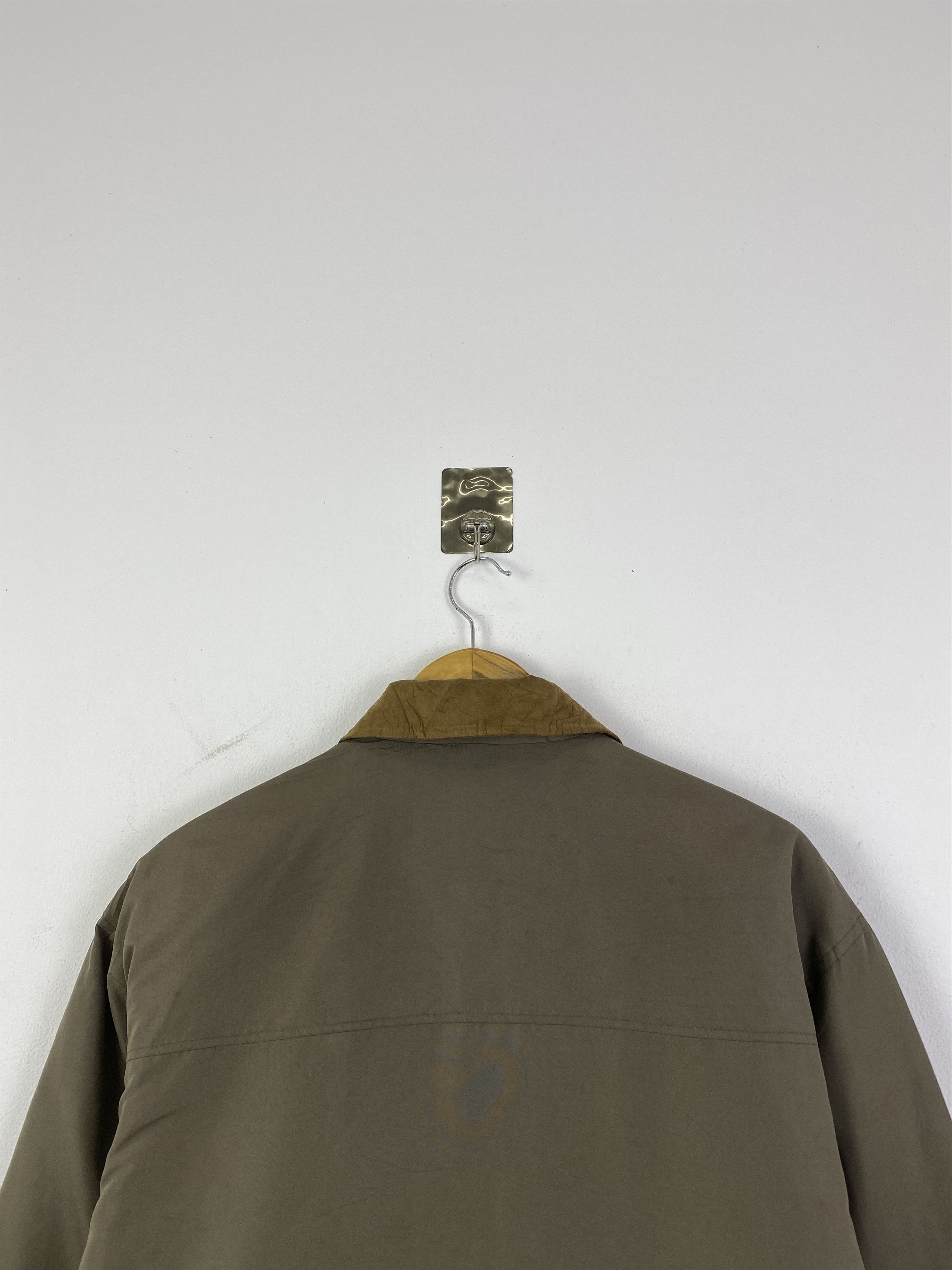 Japanese Brand Vtg 90s Troy Bros Barn Coat Corduroy Collar Jacket JA0216 Size US L / EU 52-54 / 3 - 4 Thumbnail