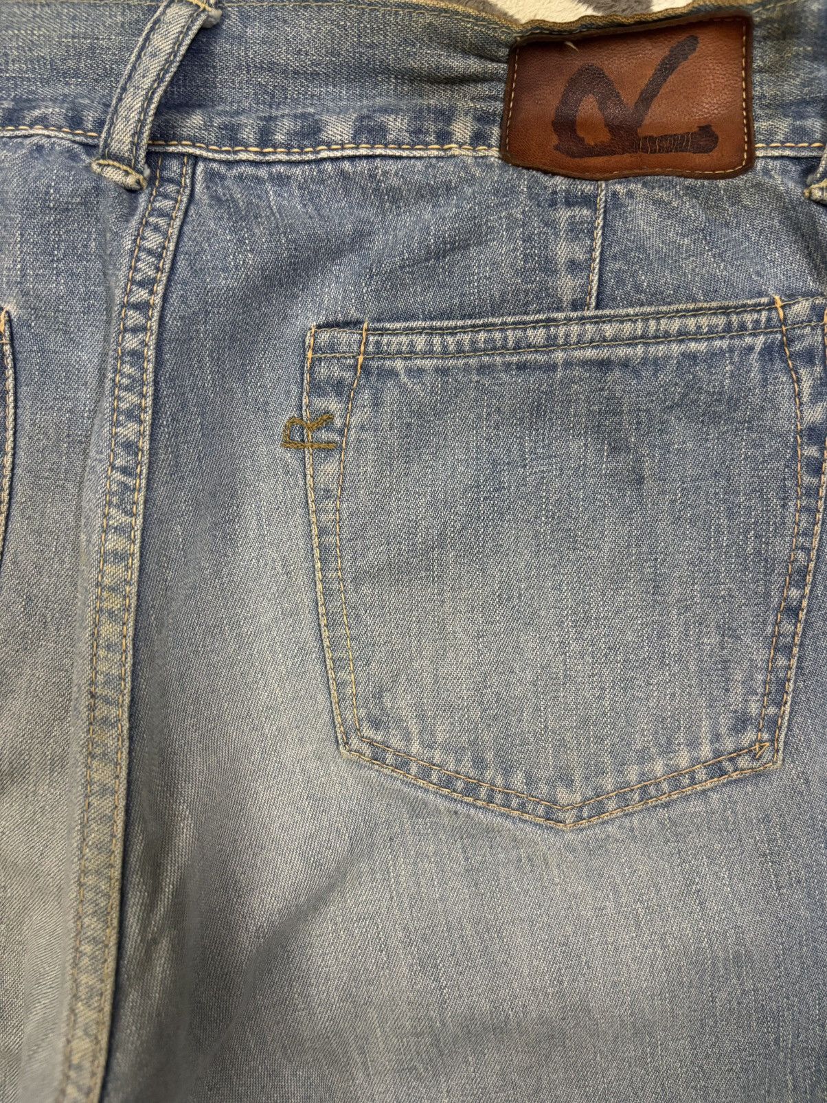 45rpm Vintage Japanese Brand 45rpm Blue Wash Baggy Jeans Size US 29 - 10 Thumbnail