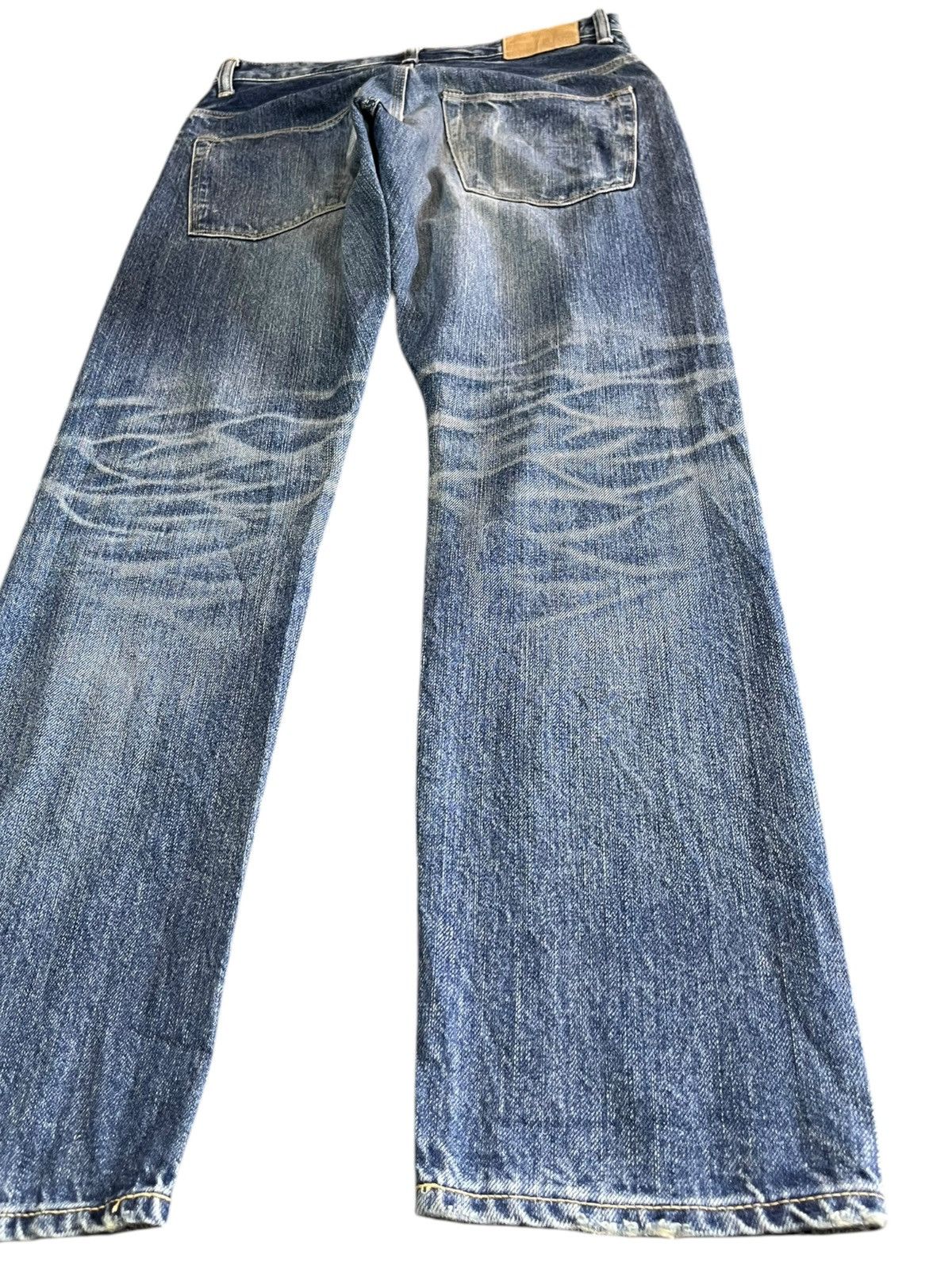 Le Grande Bleu (L.G.B.) Vintage Domingo Selvedge Distressed Denim Size US 29 - 8 Thumbnail
