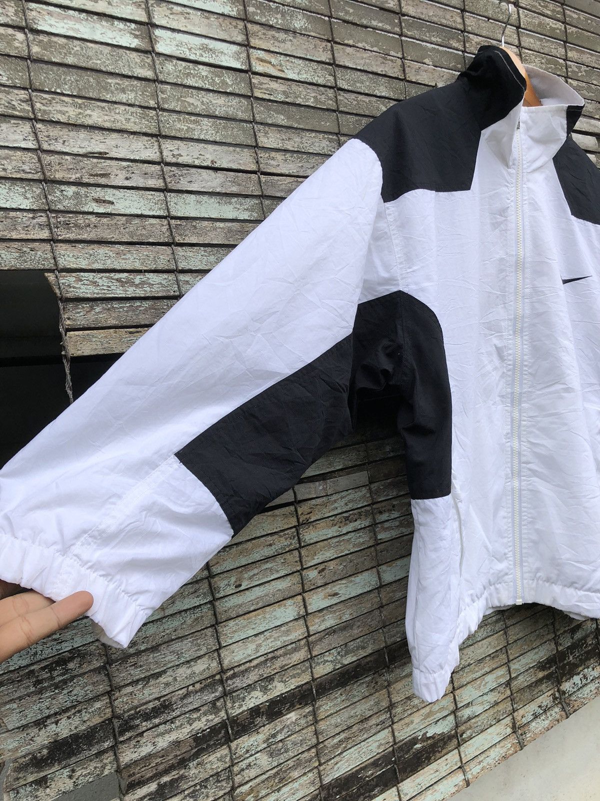 Japanese Brand Vintage Nike Colour Block Fullzipper Light Jacket Size US XL / EU 56 / 4 - 5 Thumbnail
