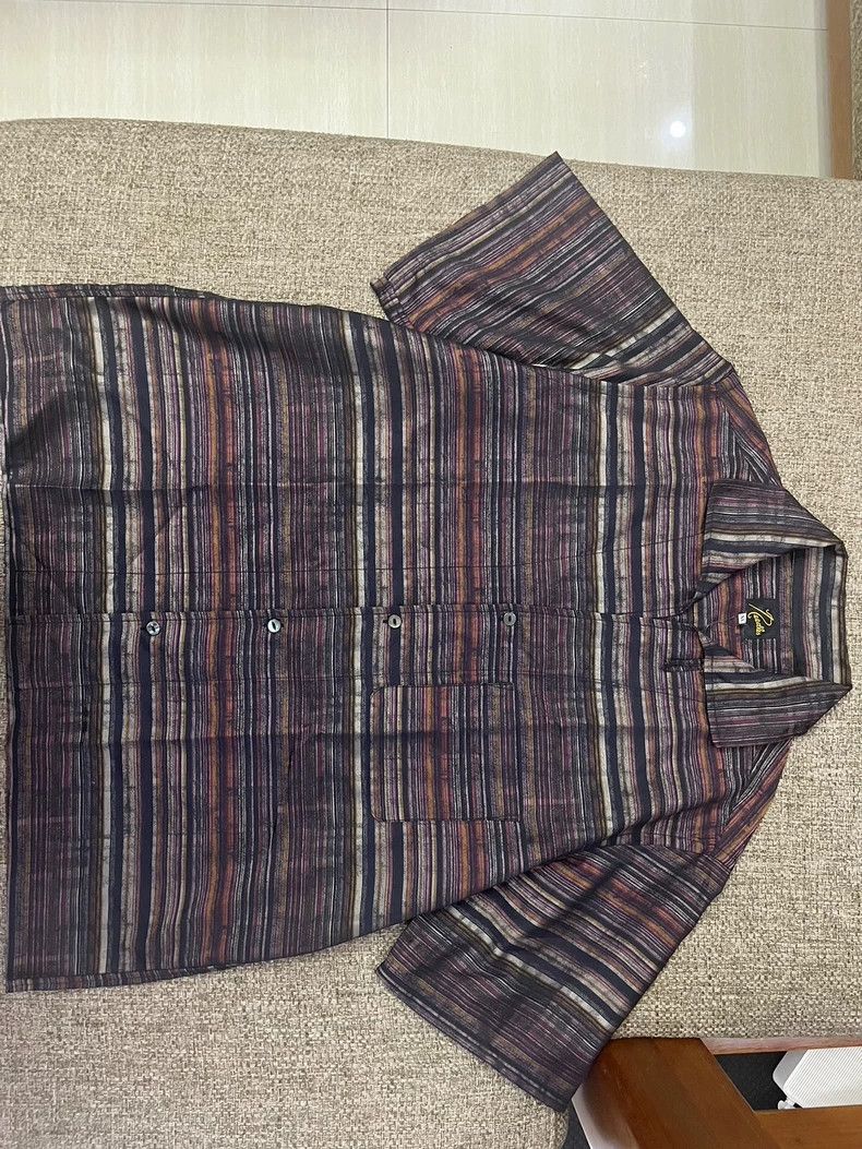 Needles Needles 24SS Ethnic Retro Stripe Shirt - dmc Size US XL / EU 56 / 4 - 1 Thumbnail