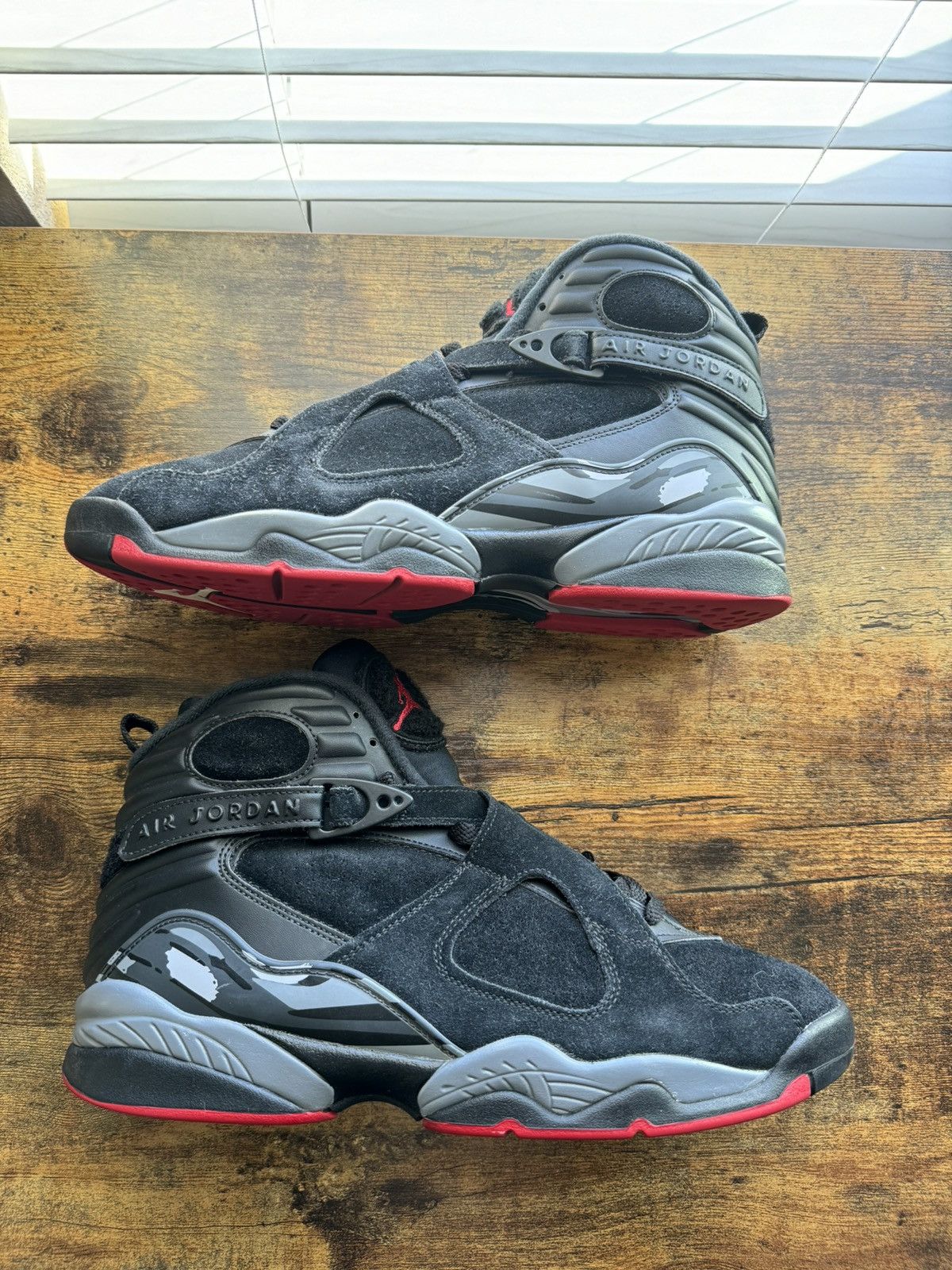 image of Jordan Nike 2017 Jordan 8 ‘Black Cement’ Shoes, Men's (Size 11)
