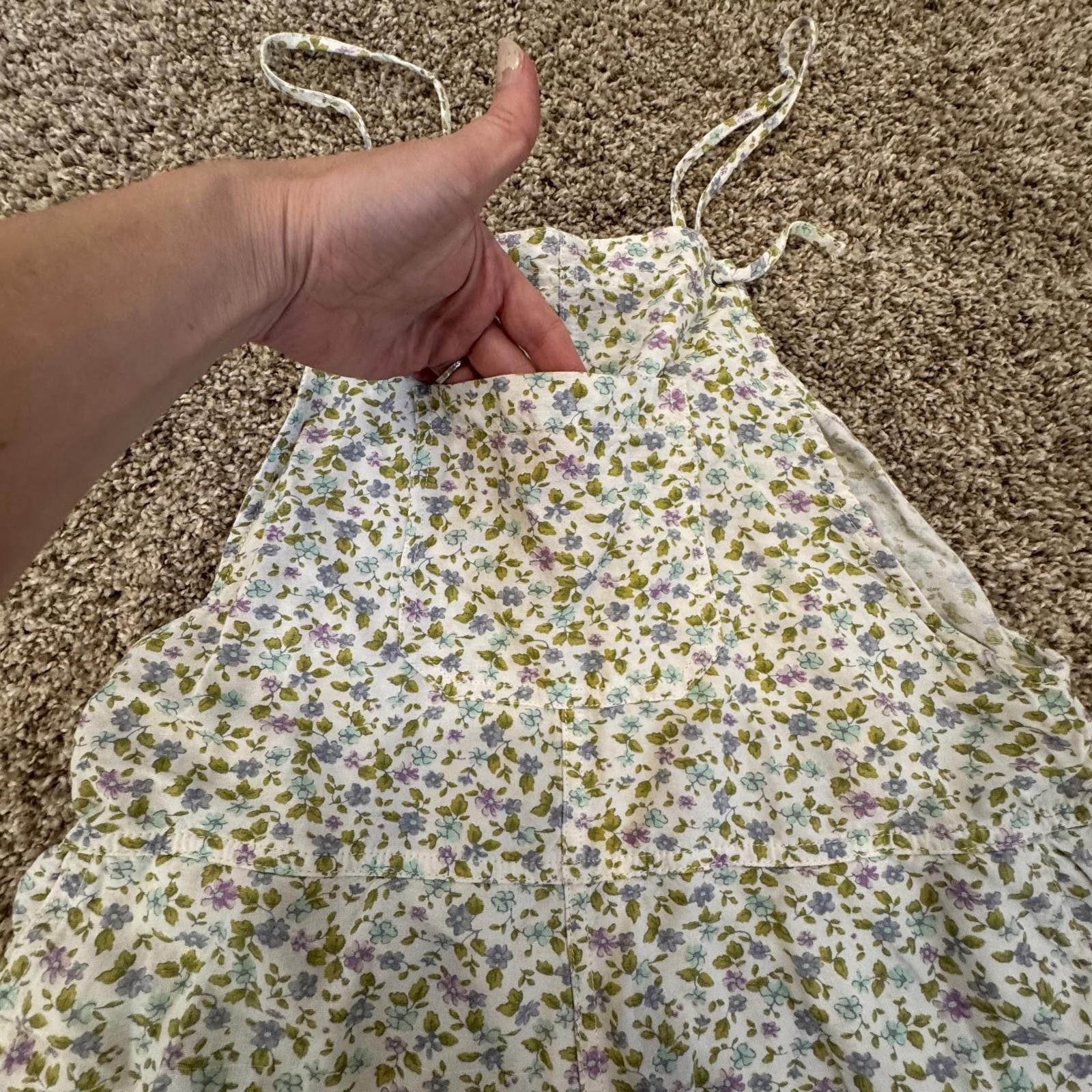 Aeropostale Aeropostale Floral Print Romper with Pockets Size 32" / US 10 / IT 46 - 2 Thumbnail