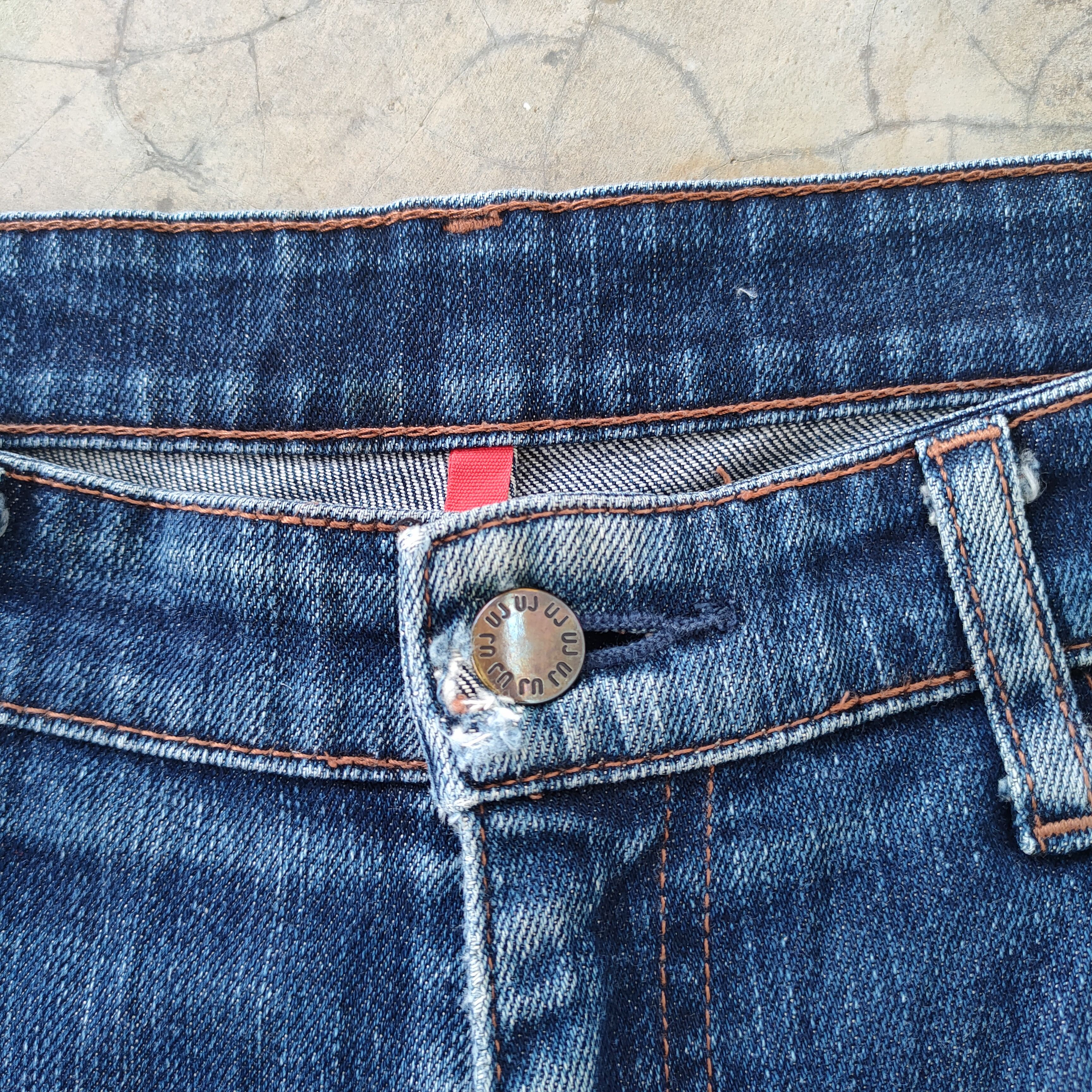 Japanese Brand W34 VINTAGE JAPANESE FADED DISTRESSED RIPPED JEANS PANTS Size US 34 / EU 50 - 6 Thumbnail