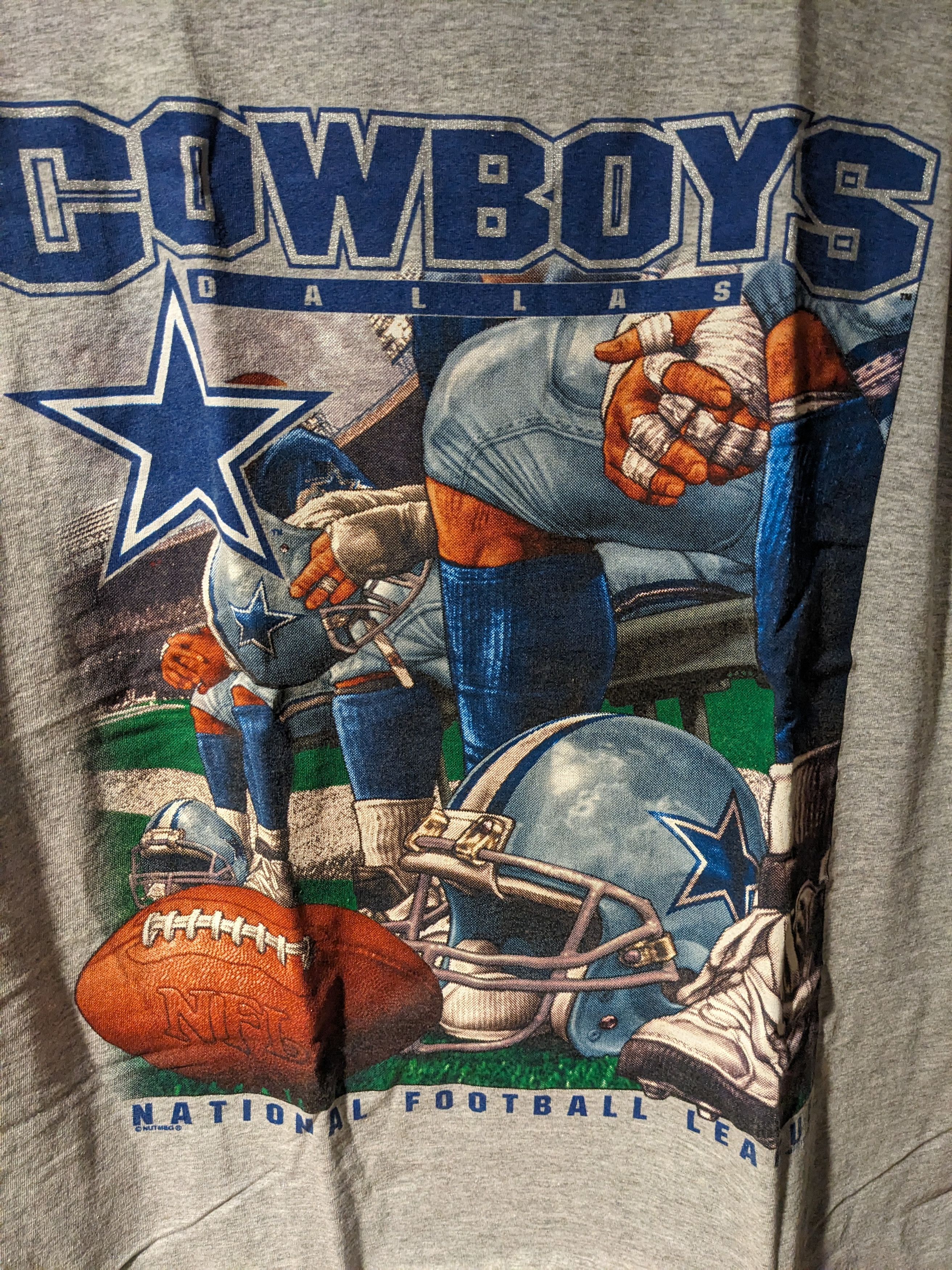 NFL × Vintage Vintage 1997 Dallas Cowboys NFL Football Lee Sport T-Shirt Size US XL / EU 56 / 4 - 2 Thumbnail