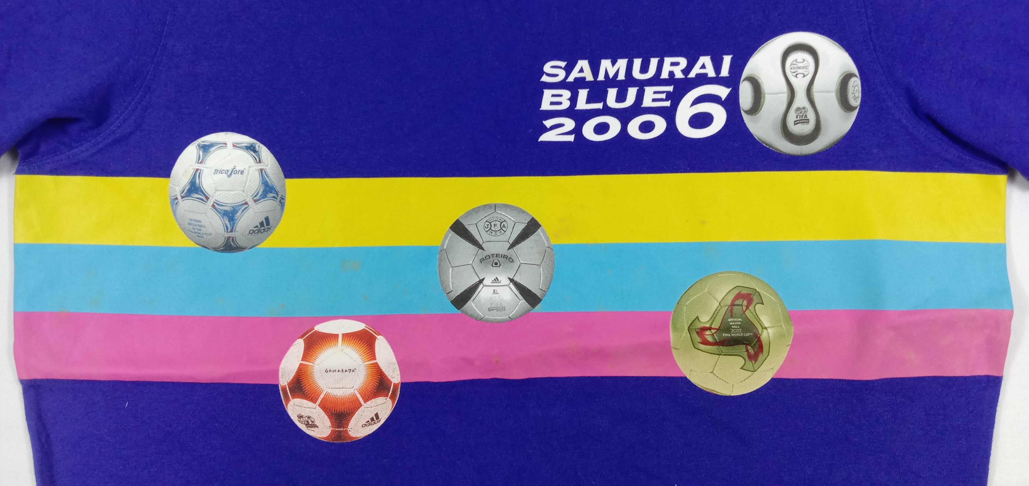 Adidas Vintage Adidas Kirin Samurai Blue 06 Fifa World Cup T Shirt Size US M / EU 48-50 / 2 - 4 Thumbnail