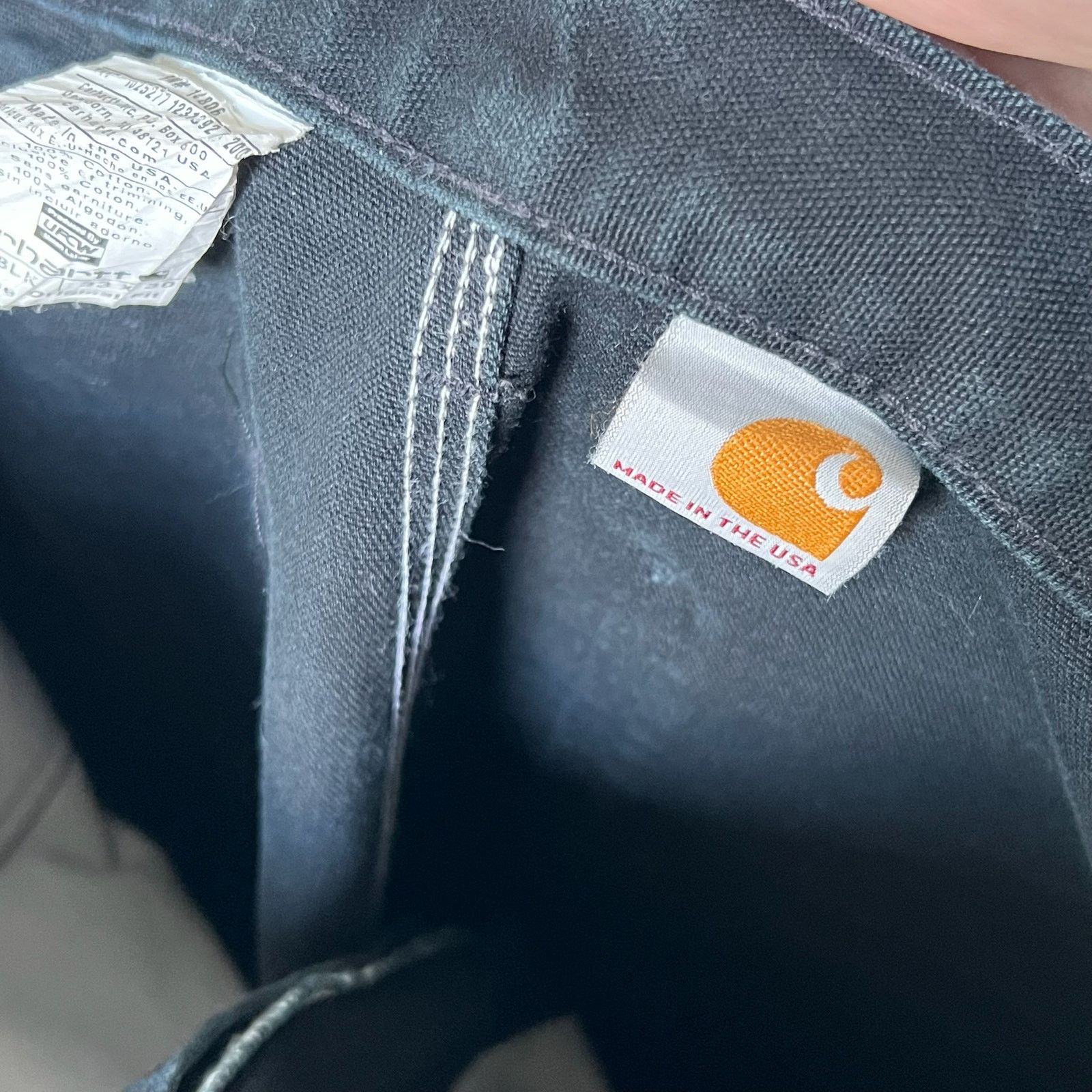Carhartt × Vintage Carhartt black double knee work wear carpenter pants Size US 33 - 8 Thumbnail