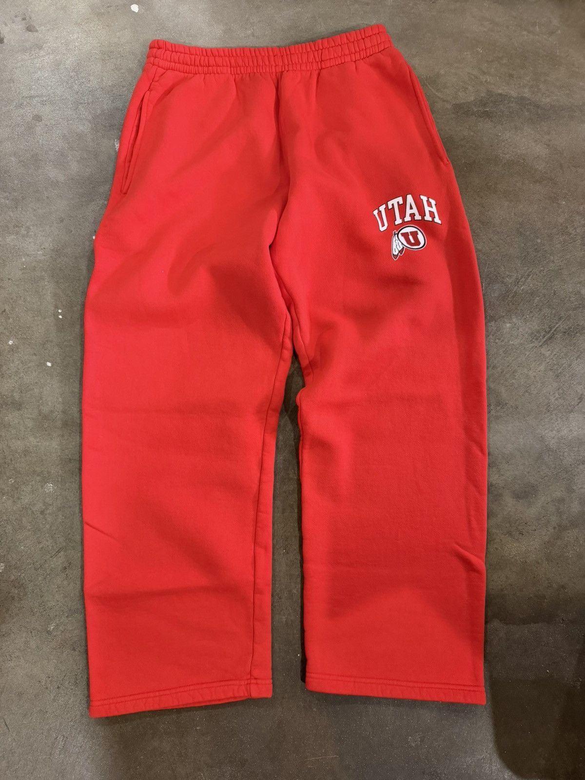 Akimbo x university of Utah straight leg sweatpants
