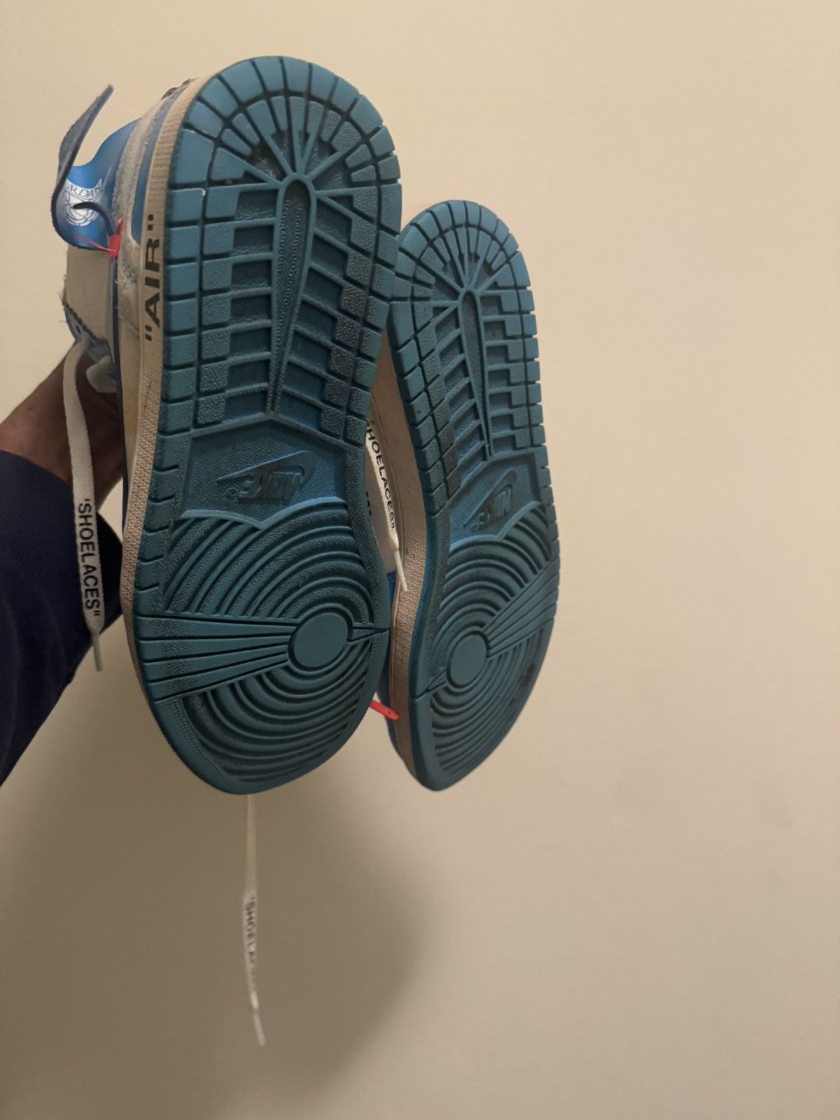 Nike Off white 1 Jordan UNC Size US 11 / EU 44 - 6 Thumbnail