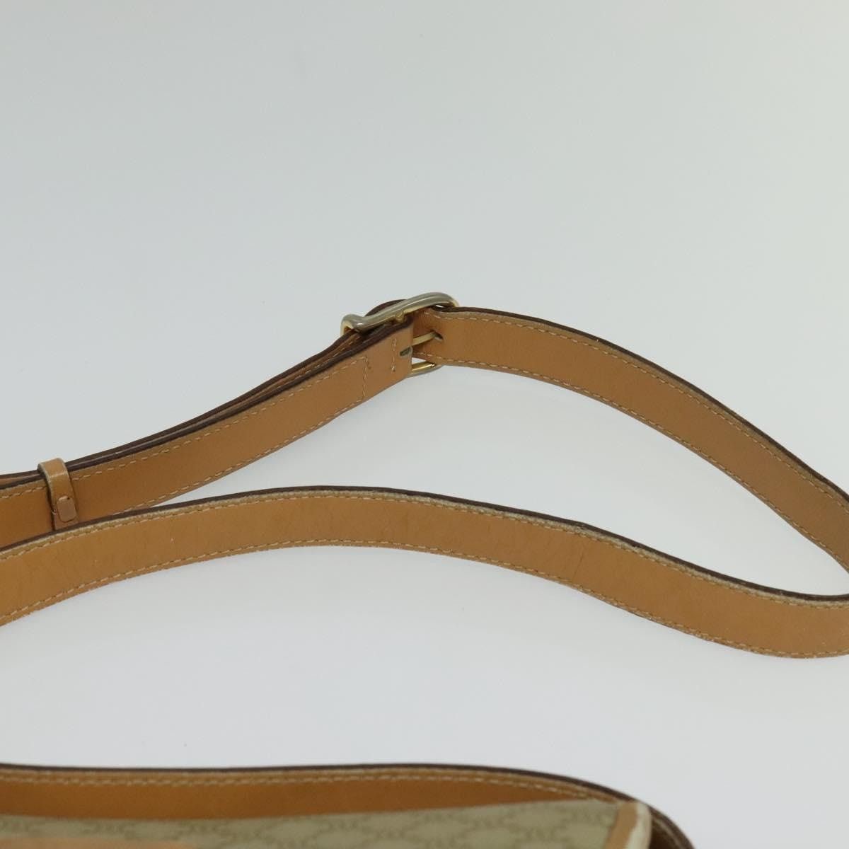 Celine CELINE Macadam Canvas Shoulder Bag Pvc Beige Gold Size ONE SIZE - 8 Thumbnail